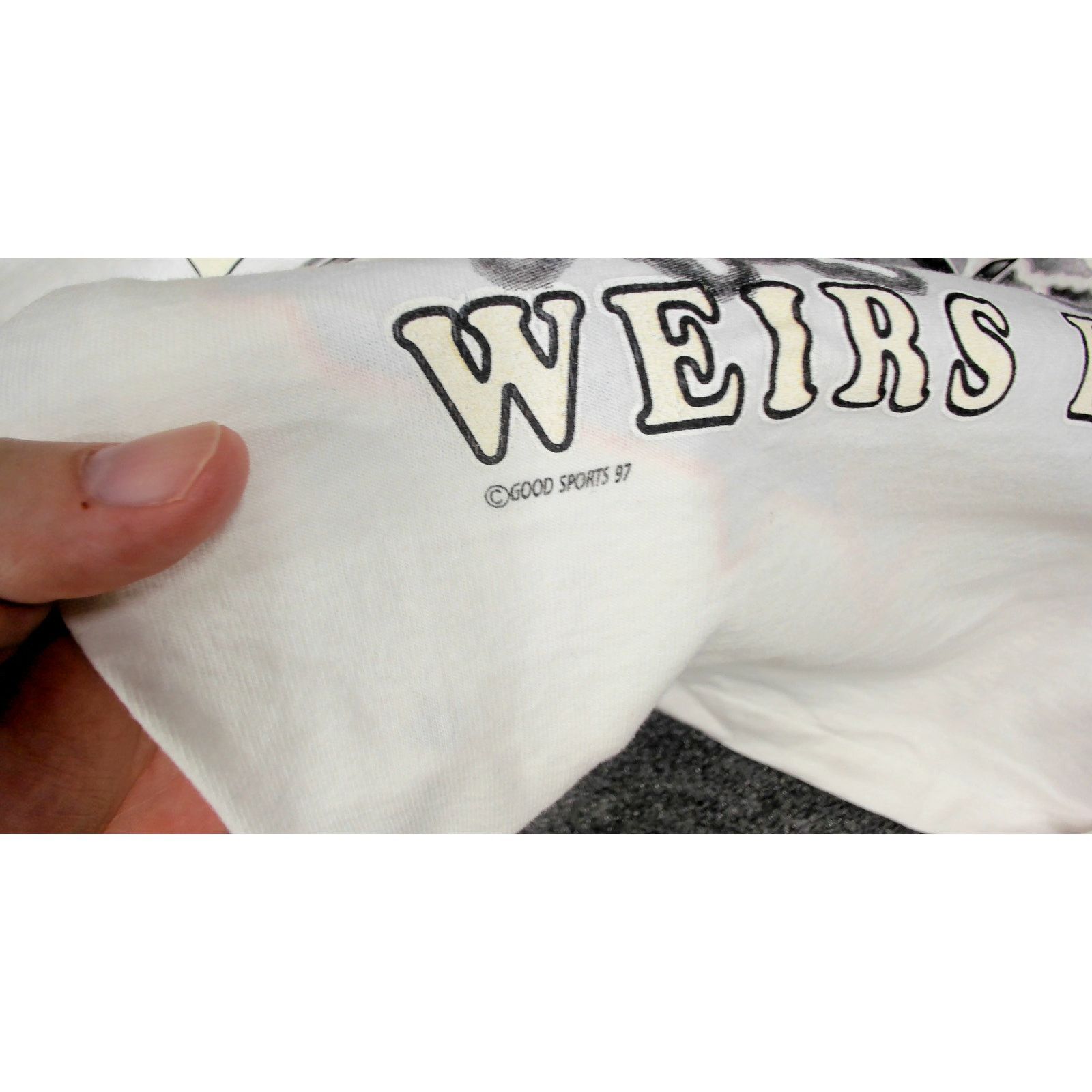 Fruit Of The Loom 1997 Laconia Motorcycle Rally 1-of-1 Strike-Off Sample Size US L / EU 52-54 / 3 - 11 Thumbnail