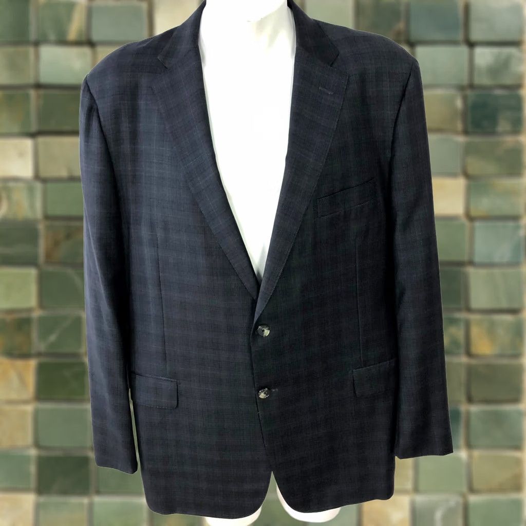 Ermenegildo Zegna Hickey Freeman Ermenegildo Zegna Cloth Wool Silk Sport Coat Jacket Gray MINT Size US M / EU 48-50 / 2 - 1 Thumbnail