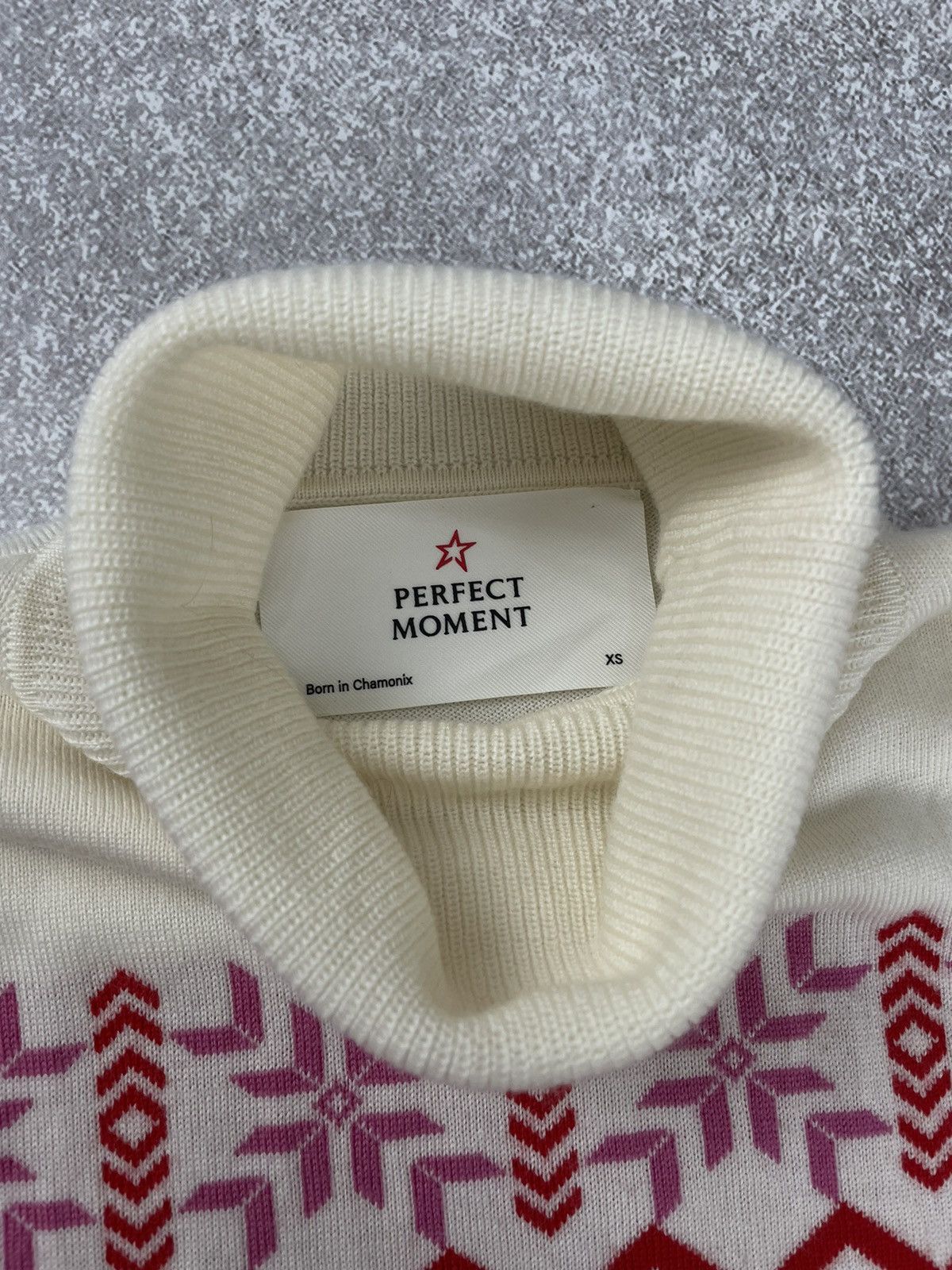 Perfect Moment Perfect Moment Printed Turtleneck Extra Merino Wool Sweater Size XS / US 0-2 / IT 36-38 - 6 Thumbnail