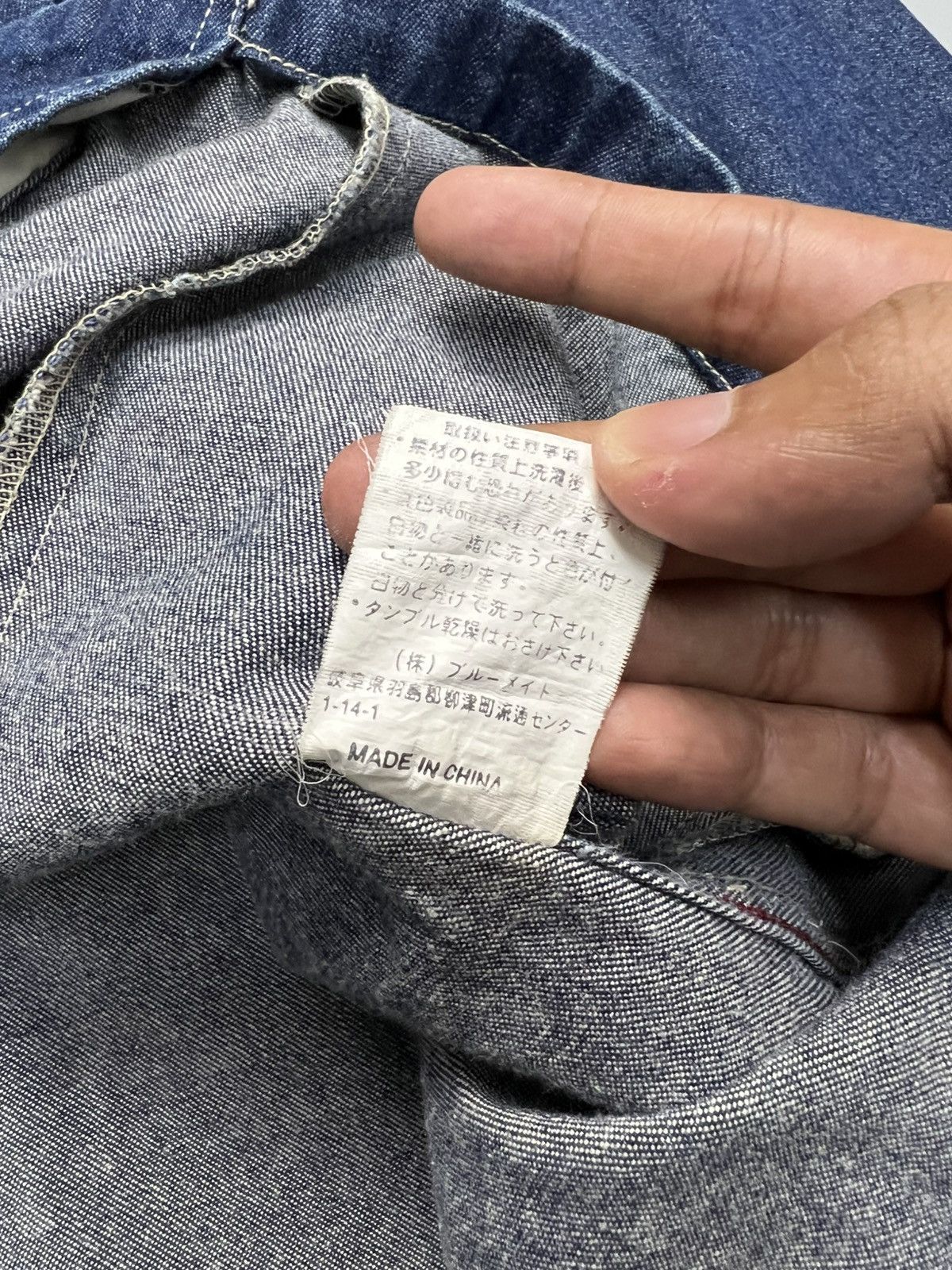 Japanese Brand × Vintage × Y's for Men Vintage Y'saccs 'Yohji Yamamoto' Chore Denim Jackets Size US M / EU 48-50 / 2 - 6 Thumbnail