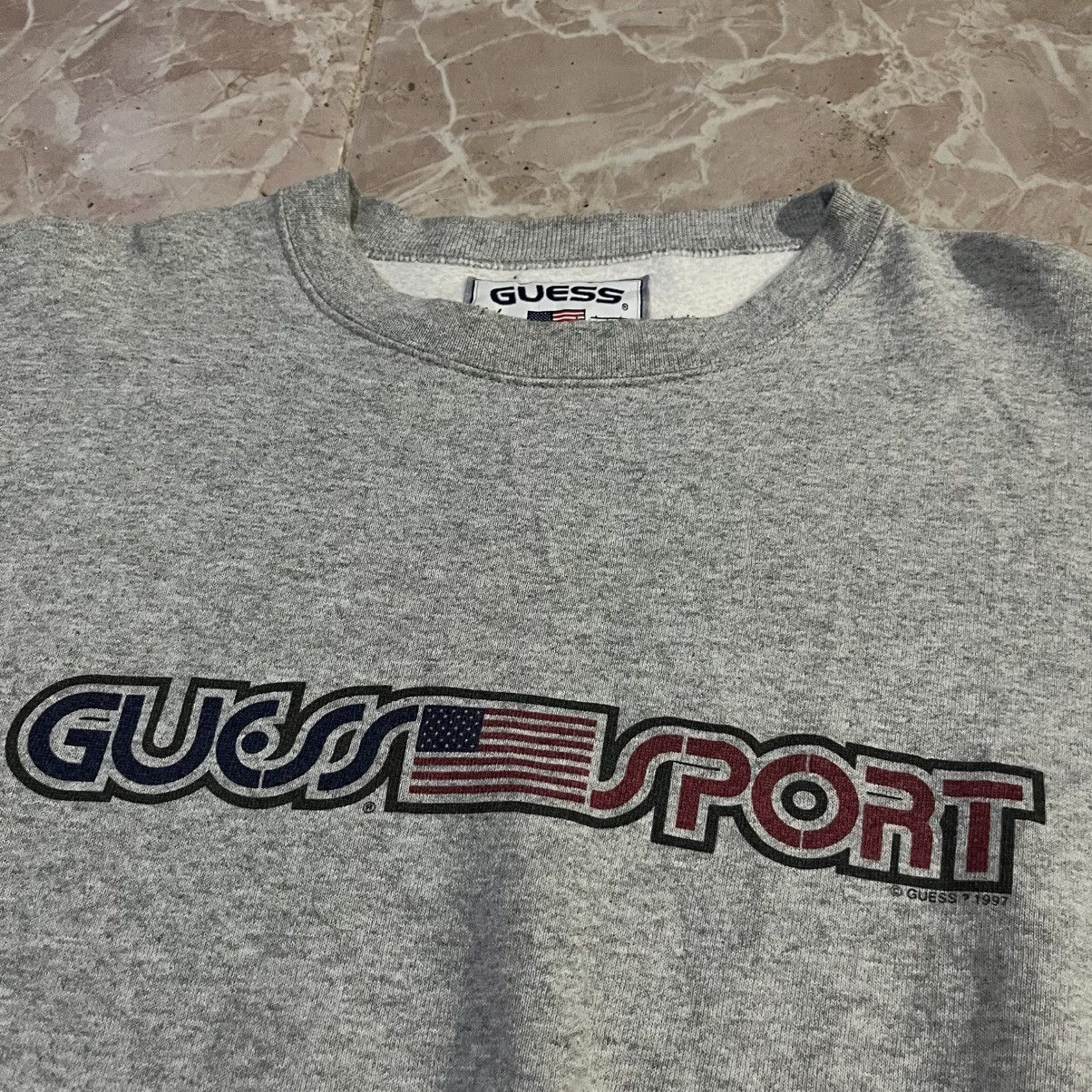 Guess × Vintage Vintage '1997 GUESS SPORT USA Crewneck Size US M / EU 48-50 / 2 - 2 Thumbnail