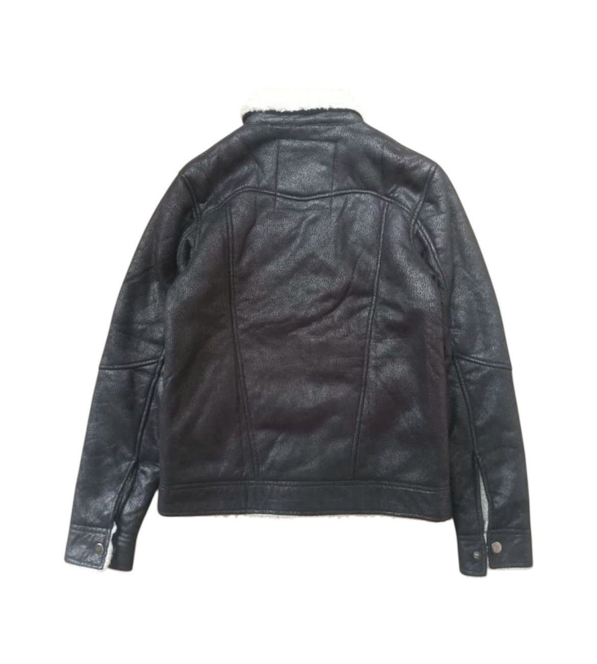 Vintage Vintage Freedon&Care Sherpa Leather Jacket Size US M / EU 48-50 / 2 - 2 Thumbnail