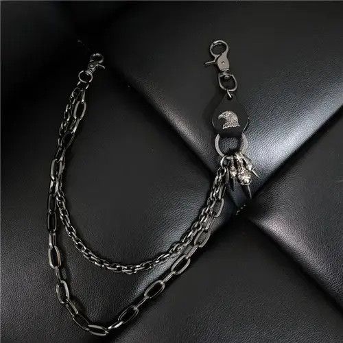 VIBE Retro Punk Pants Chain Size ONE SIZE - 4 Thumbnail