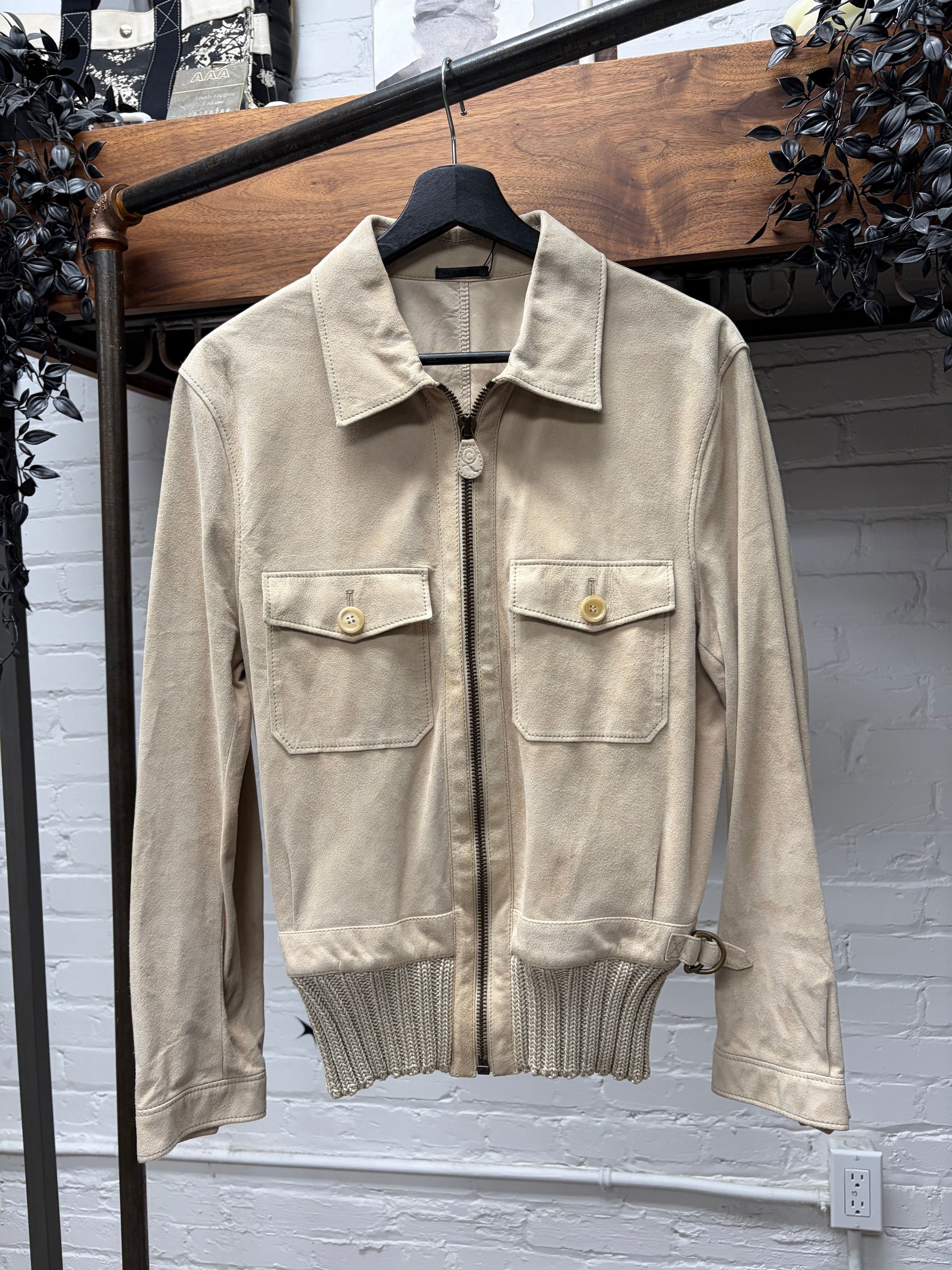 Alexander McQueen SS2007 Alexander McQueen Tan Suede Hunting Jacket Size US S / EU 44-46 / 1 - 1 Thumbnail