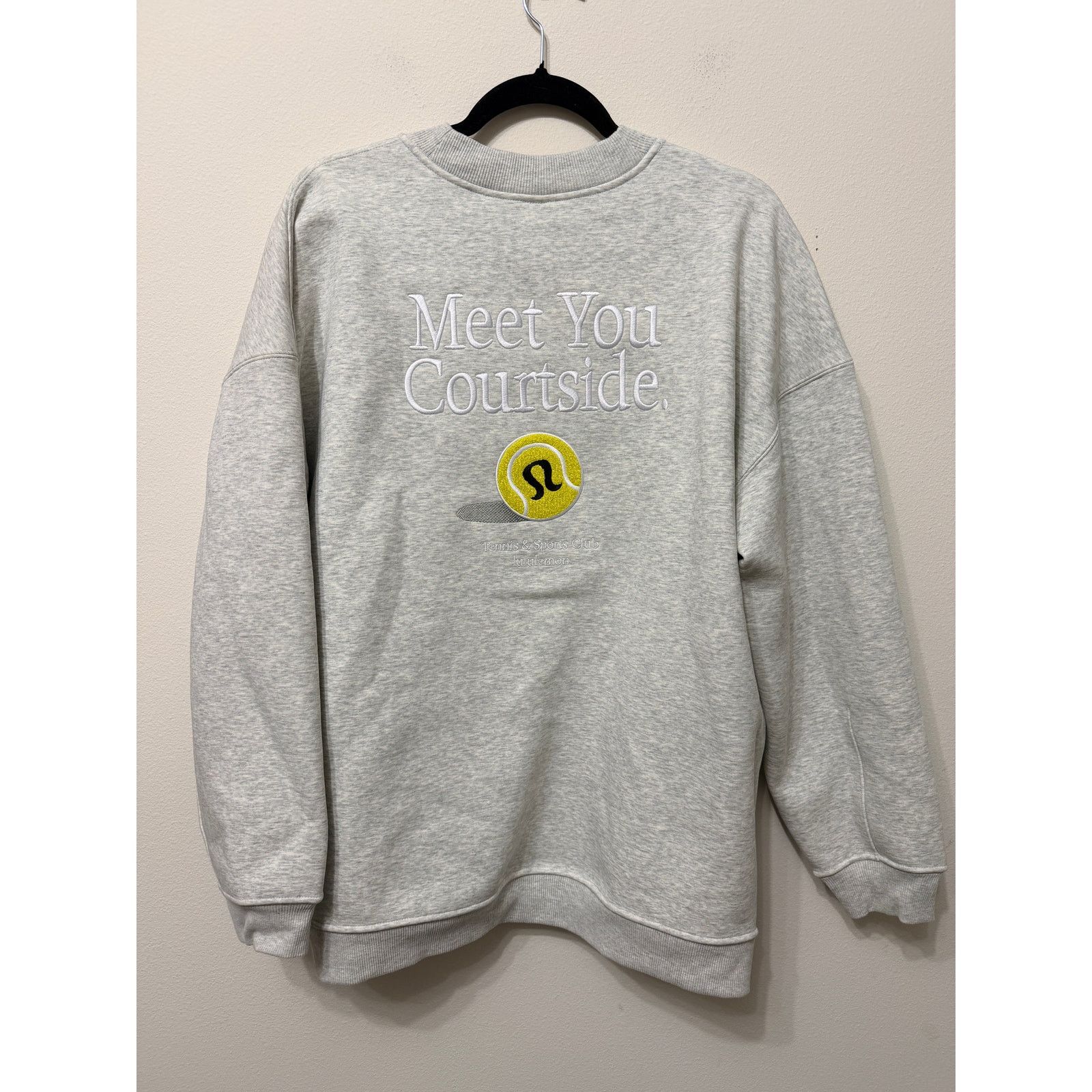 Lululemon NWT Women's Lululemon Pullover Tennis Heathered Core Sz L Size L / US 10 / IT 46 - 2 Thumbnail