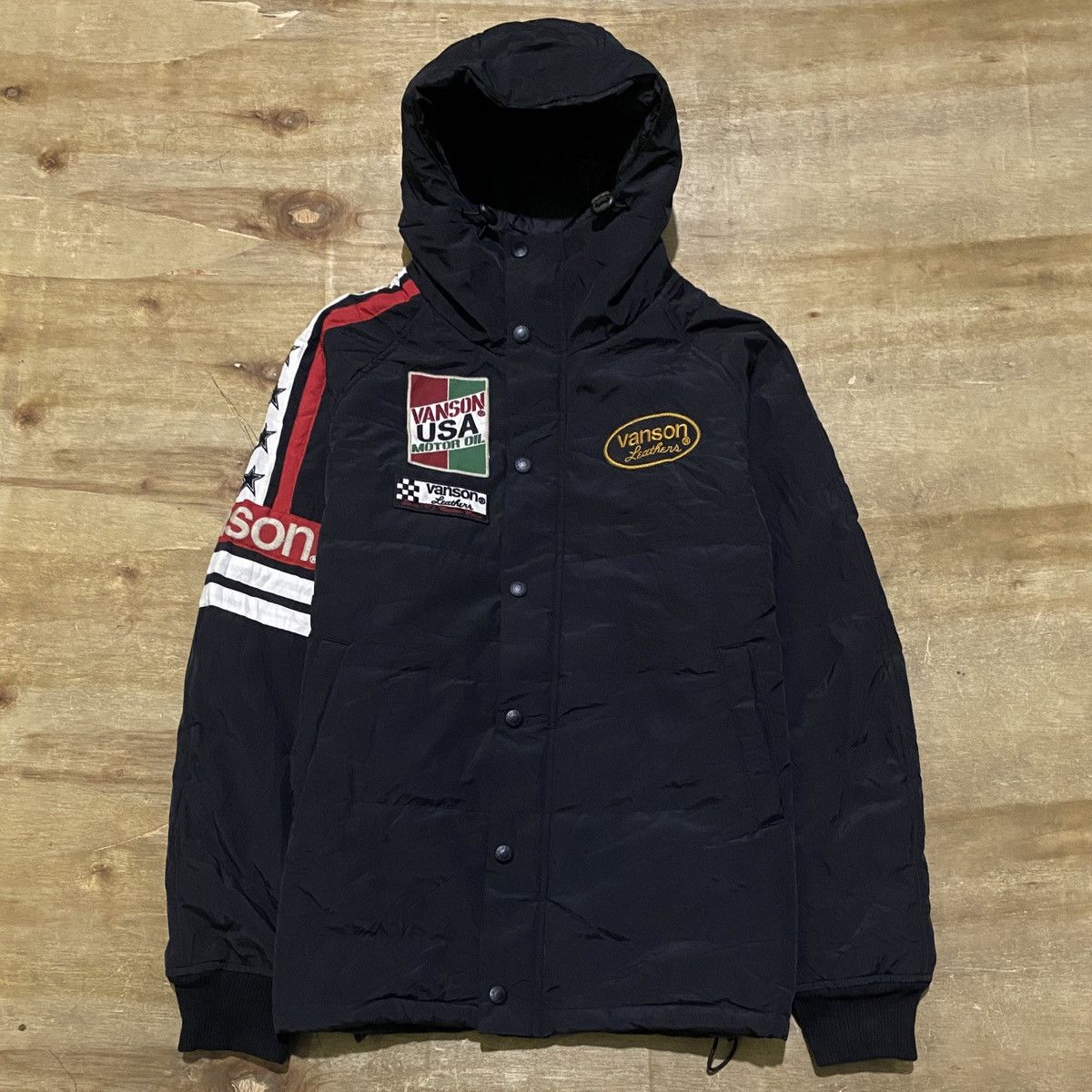 Japanese Brand × Vanson Leathers Vanson leathers down jacket Size US XXL / EU 58 / 5 - 1 Thumbnail