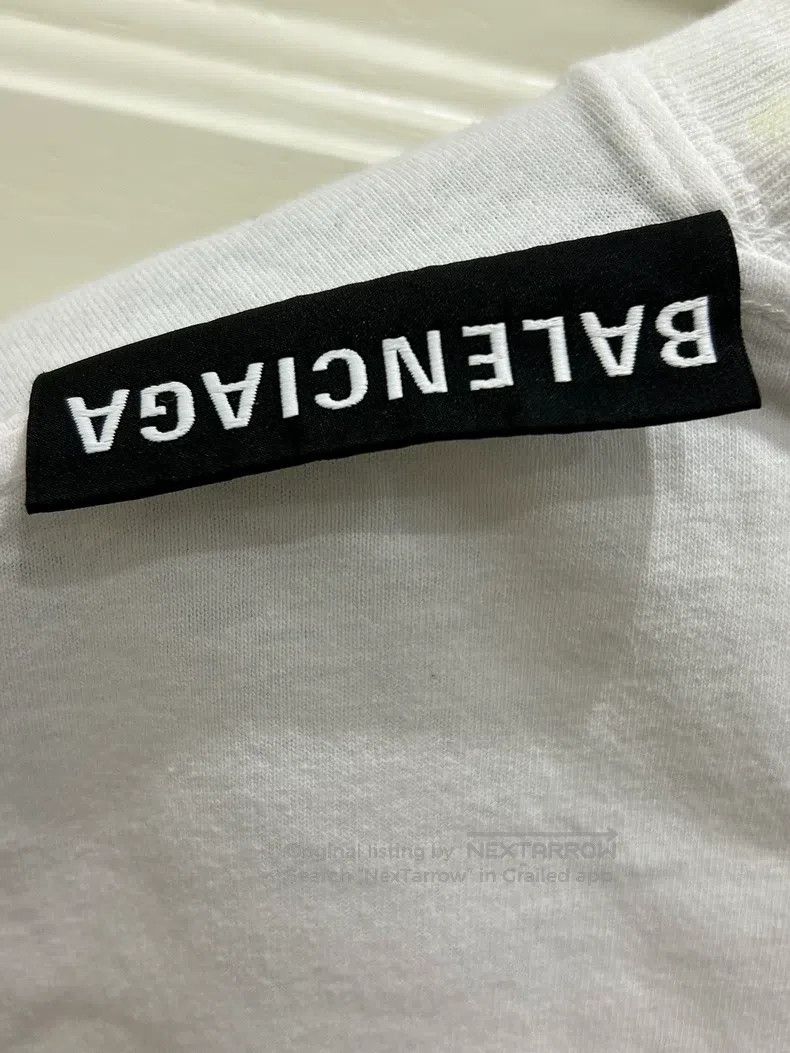 Balenciaga Balenciaga White T-Shirt Size US S / EU 44-46 / 1 - 3 Thumbnail