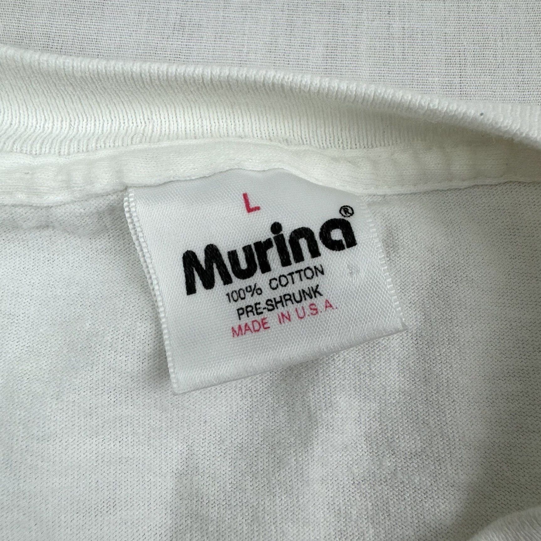 Vintage VINTAGE Murina Maine Sunflower T-Shirt Adult Large White Nature 90s Mens Size US L / EU 52-54 / 3 - 4 Thumbnail