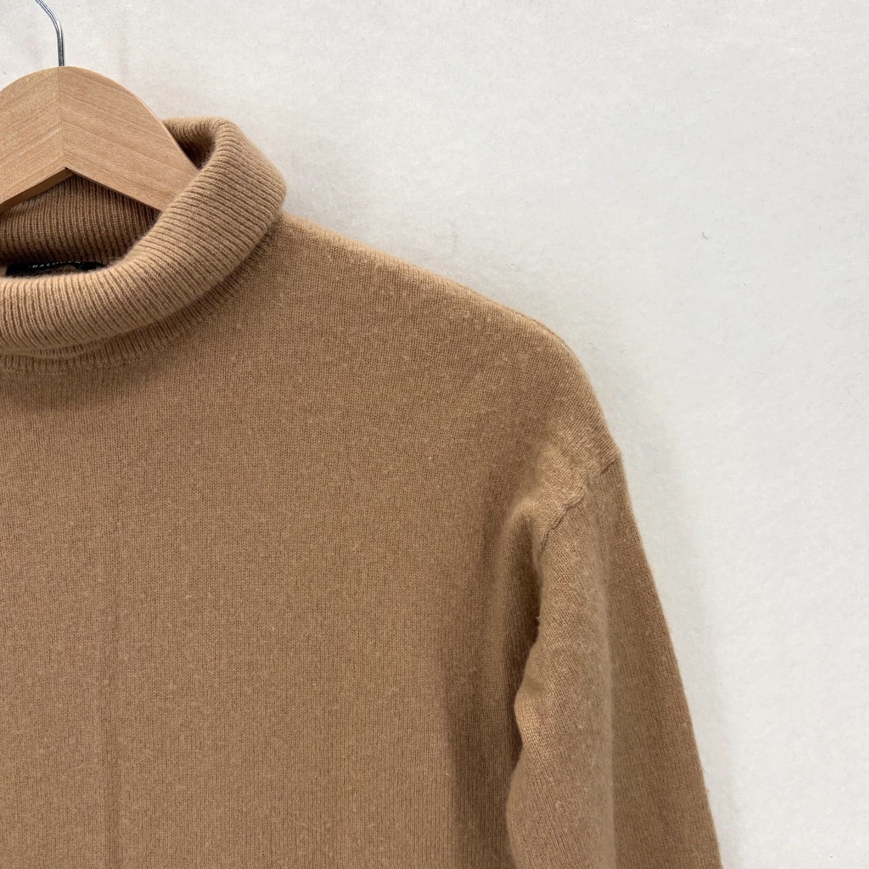 Vintage Halogen Sweater Womens M Brown 100% Cashmere Turtleneck Knit Pullover Cozy Vintage No Size M / US 6-8 / IT 42-44 - 2 Thumbnail