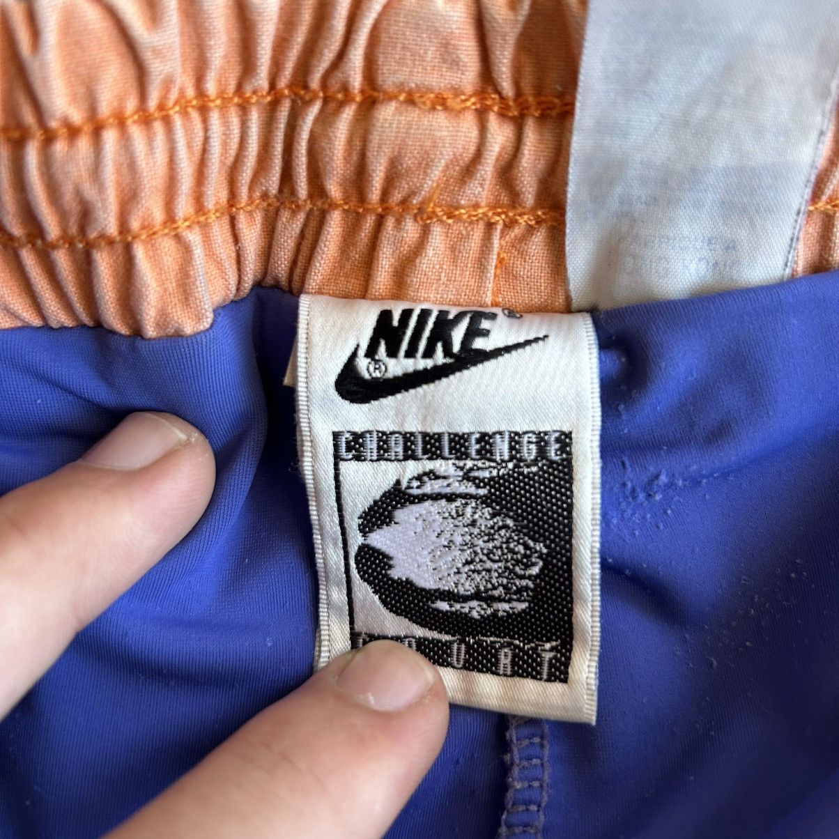 Nike 90s Vintage Nike Andre Agassi Challenge Court Orange Shorts Size US 38 / EU 54 - 5 Thumbnail