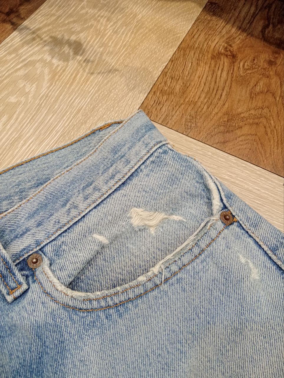 Levi's Vintage Clothing LEVI'S VINTAGE 501 DISTRESSED JEANS - SIZE 36 BLUE Size US 36 / EU 52 - 7 Thumbnail