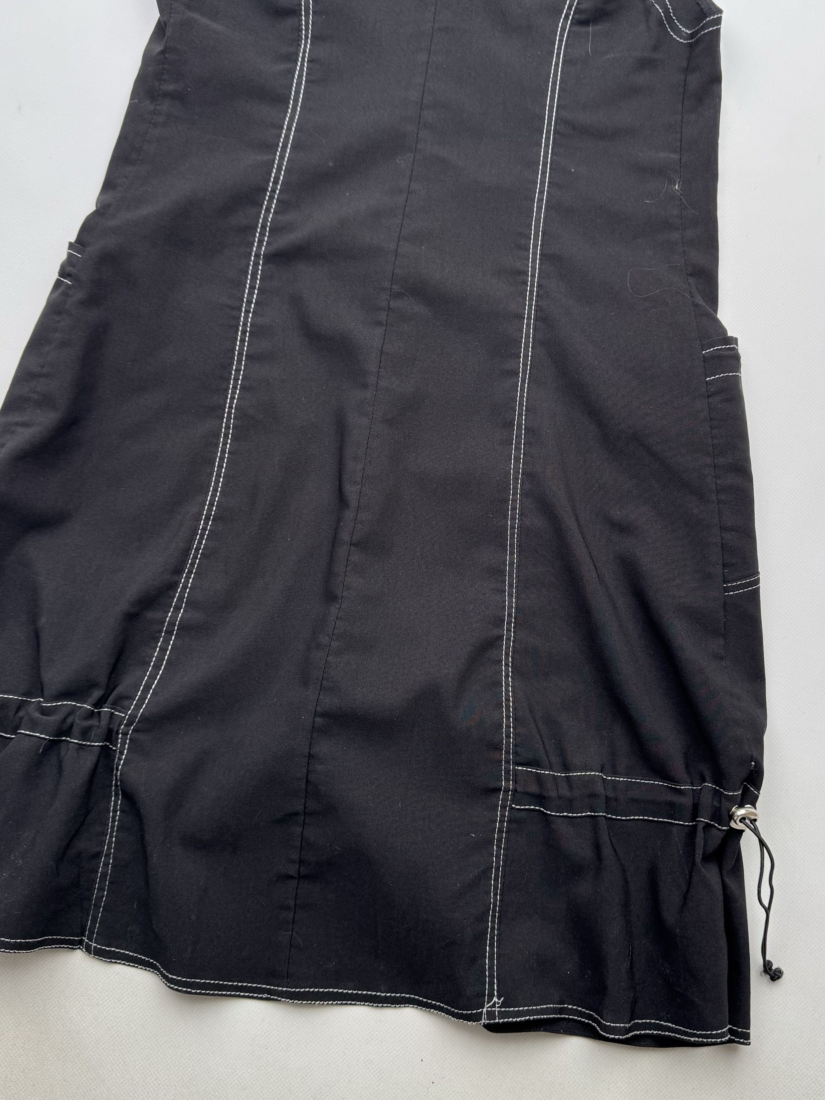 Vintage 90's Dress With Drawstrings and Belts B170(V8)E2 Size M / US 6-8 / IT 42-44 - 10 Thumbnail