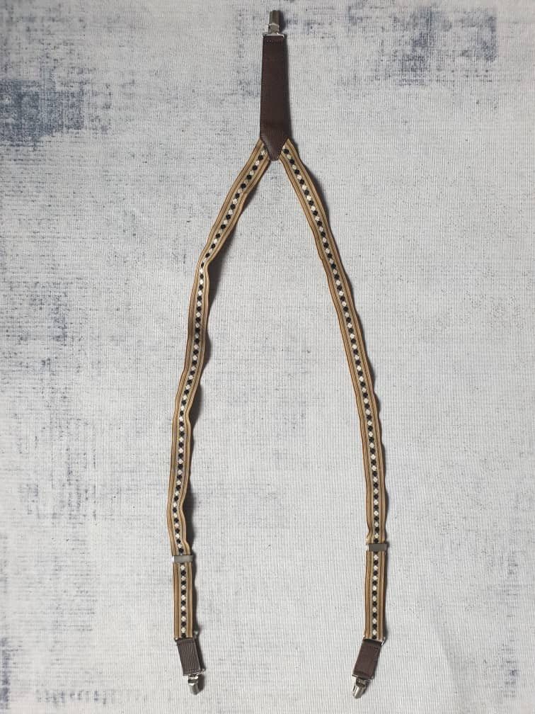 Takeo Kikuchi 💥Kikuchi brass Japanese brand suspender Size ONE SIZE - 3 Thumbnail
