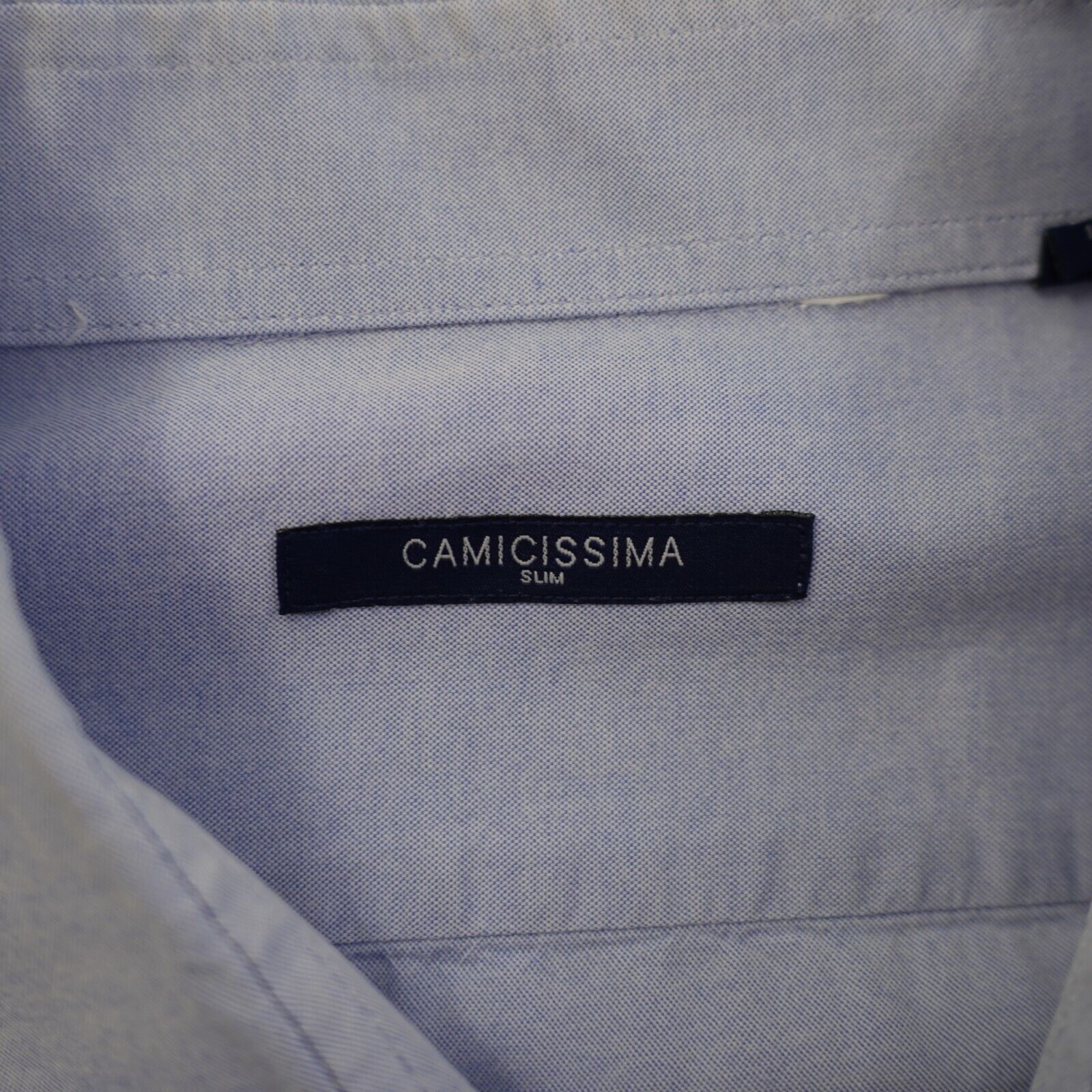 Designer DAMAGED Camicissima Slim Blue 45-18 Collared Dress Shirt Size US XXL / EU 58 / 5 - 8 Thumbnail