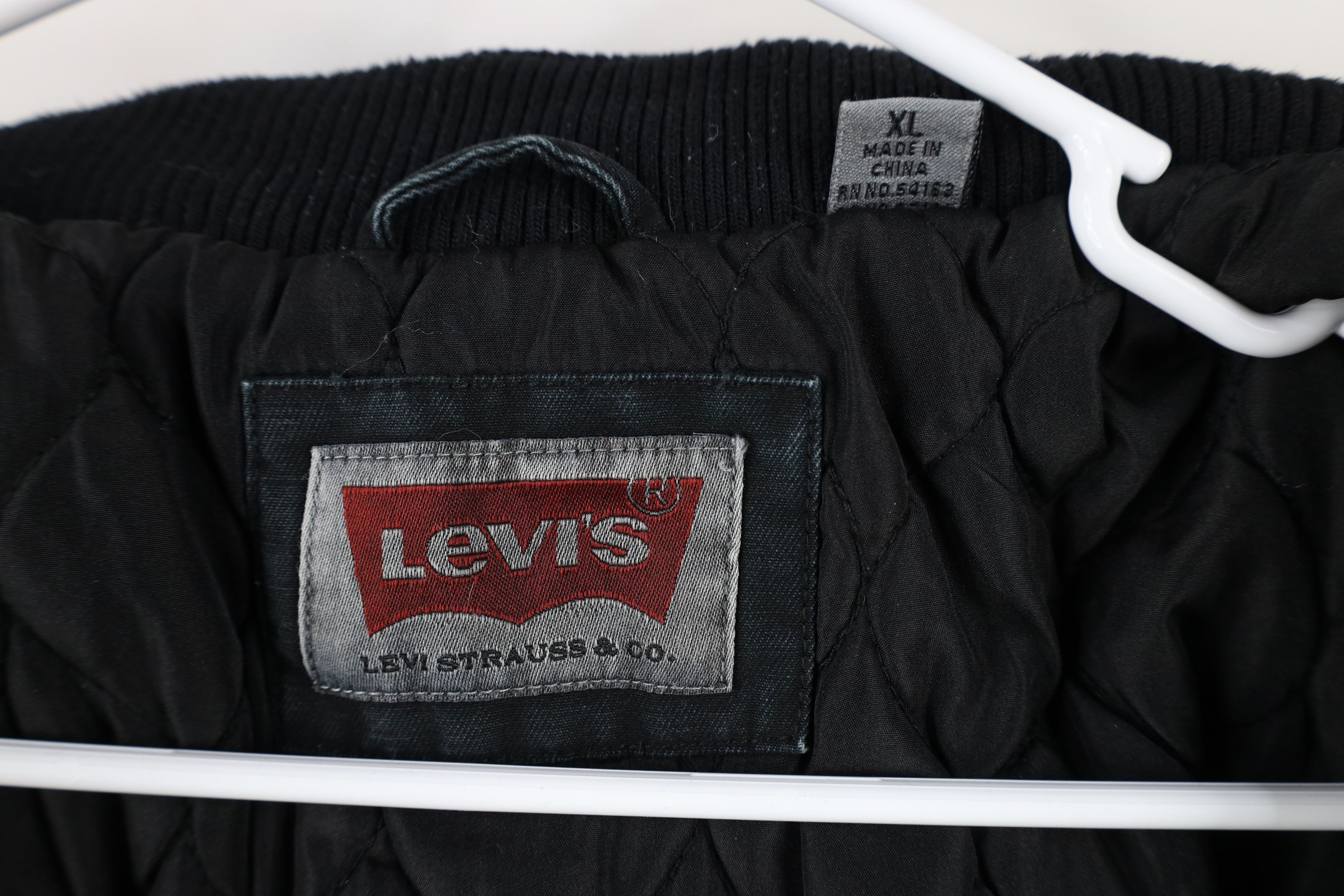 Levi's × Vintage Vintage Y2K Levis Full Zip Military Style Field Jacket Size US XL / EU 56 / 4 - 10 Thumbnail