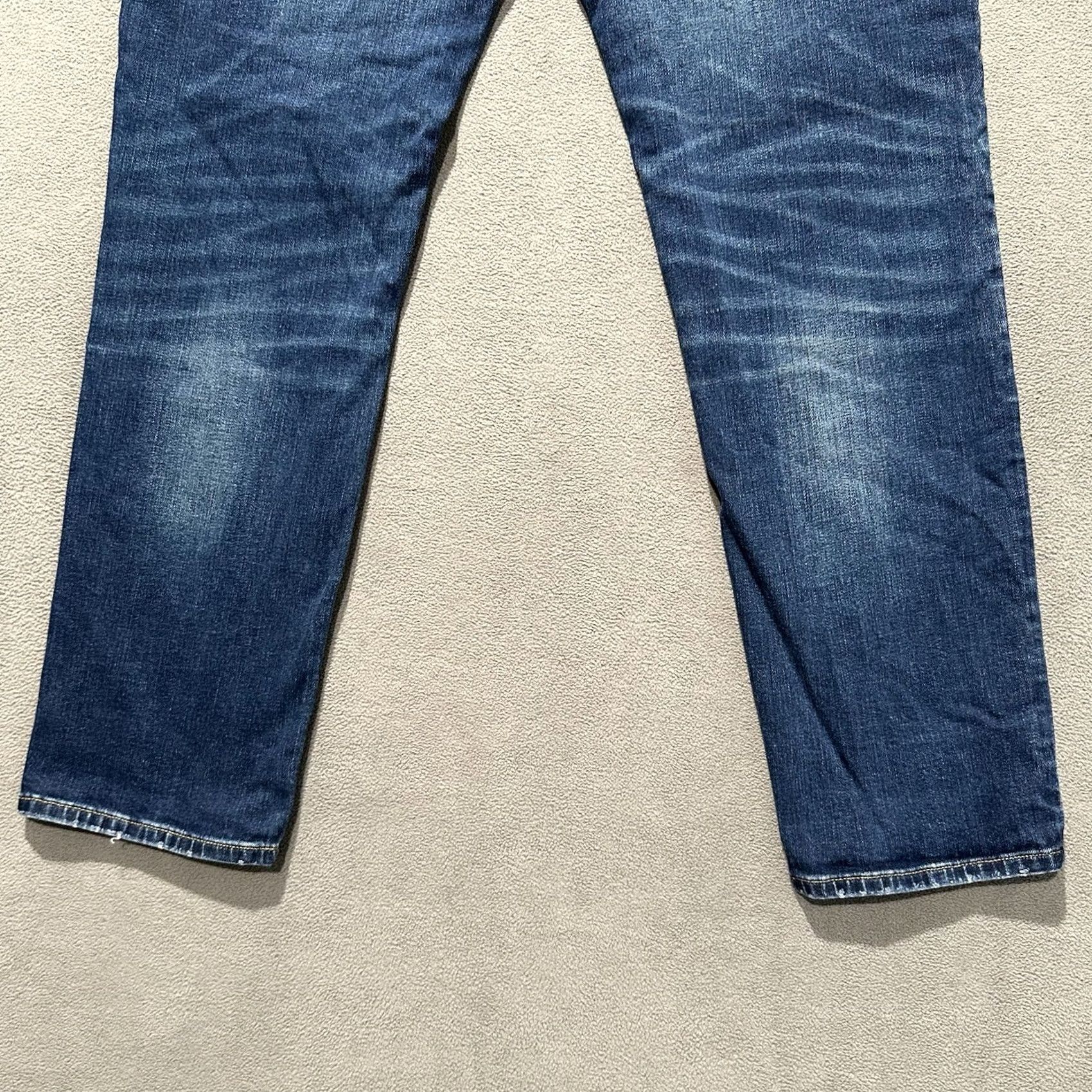 American Eagle Outfitters American Eagle Jeans Mens 33x30 Blue Denim Airflex Slim Straight GUC Size US 32 / EU 48 - 6 Thumbnail