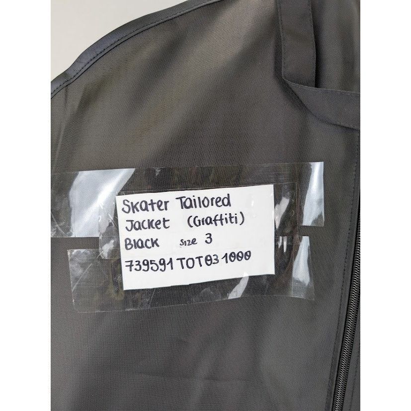 Balenciaga o1rshd1 Fluid Wool Barathea Skater Tailored Jacket in Black Size US L / EU 52-54 / 3 - 21 Thumbnail