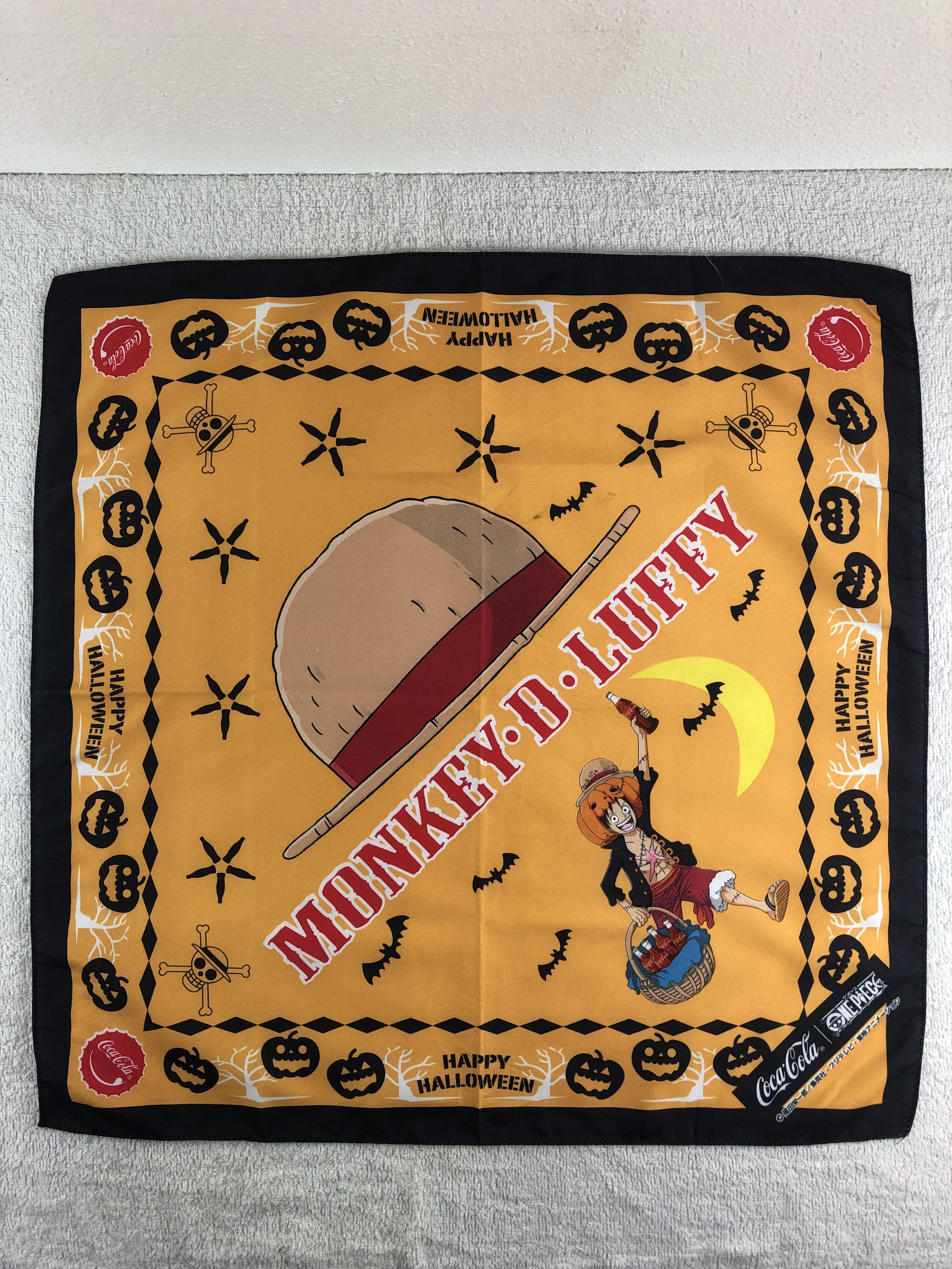 Anime One Piece X Coca Cola Handkerchief / Bandana / Neckerchief Size ONE SIZE - 3 Thumbnail