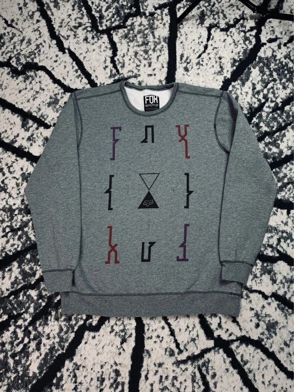 Other Fox crewneck sweatshirt gray XL enduro Size US XL / EU 56 / 4 - 1 Thumbnail