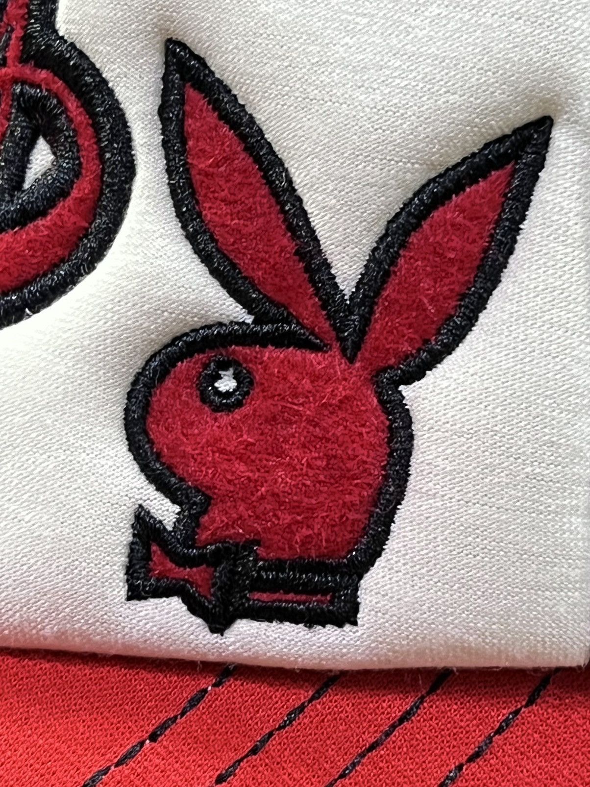 Playboy DOPE🔥PLAYBOY BUNNY Tri-Color Spell-Out Snapback Trucker Hat Size ONE SIZE - 5 Thumbnail