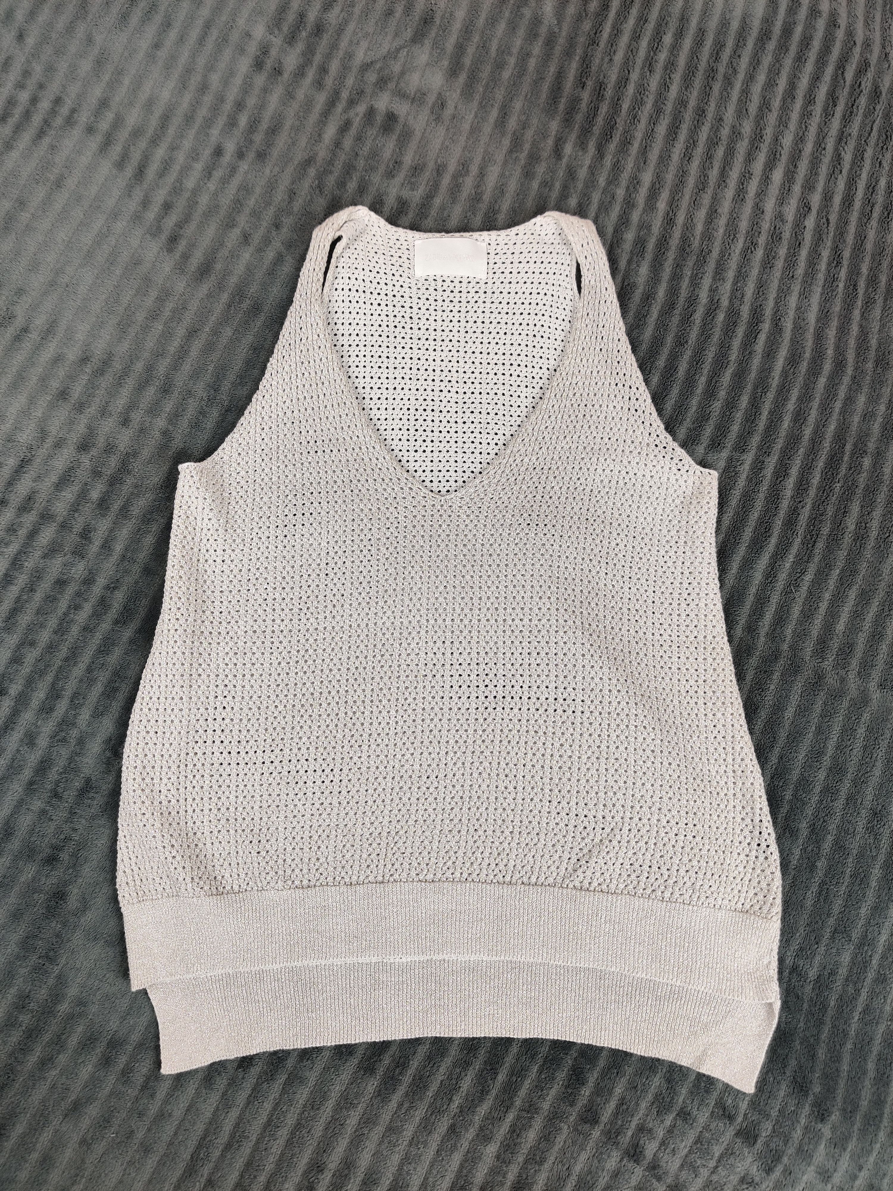 Zadig & Voltaire Zadig Voltaire Mesh Glitter Tank Top Size M / US 6-8 / IT 42-44 - 1 Thumbnail