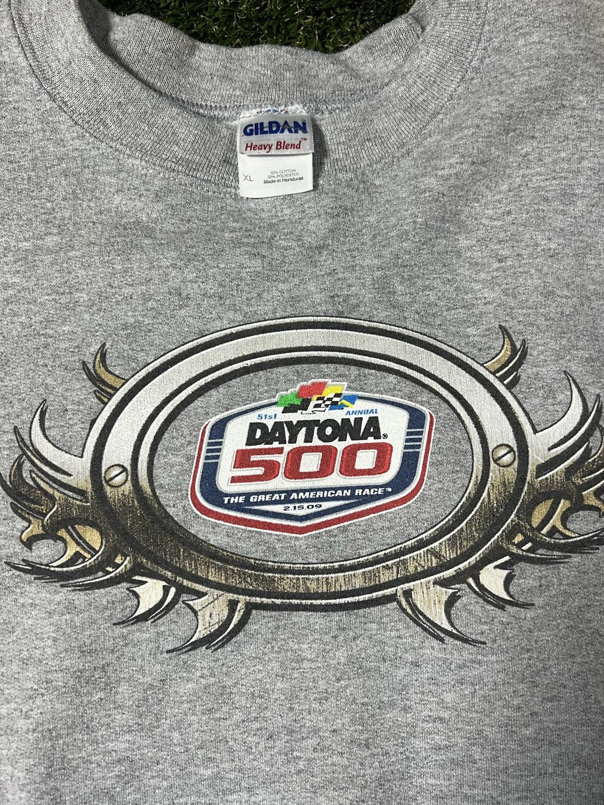 NASCAR Vintage Y2K Grunge Styled Daytona 500 NASCAR Racing Crewneck Size US XL / EU 56 / 4 - 2 Thumbnail