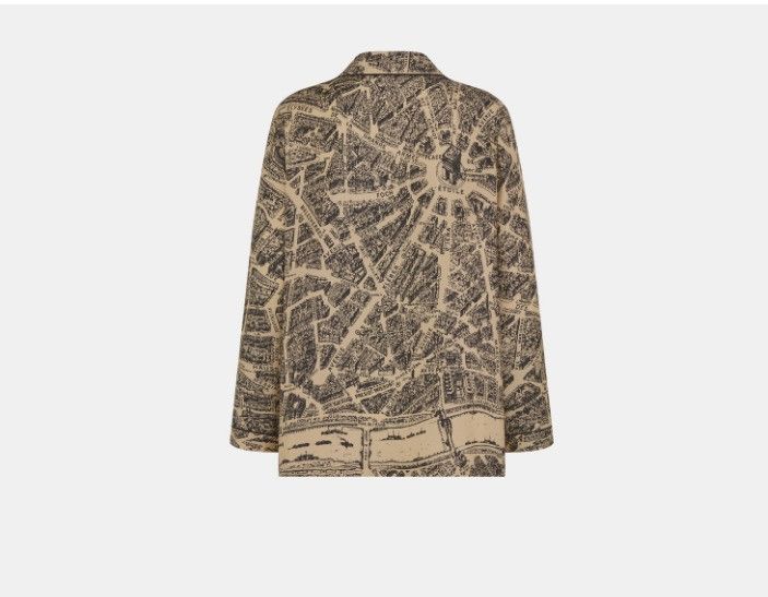 Dior o1w1db10425 351V33A Shirt in Black & Beige Size XS / US 0-2 / IT 36-38 - 2 Thumbnail