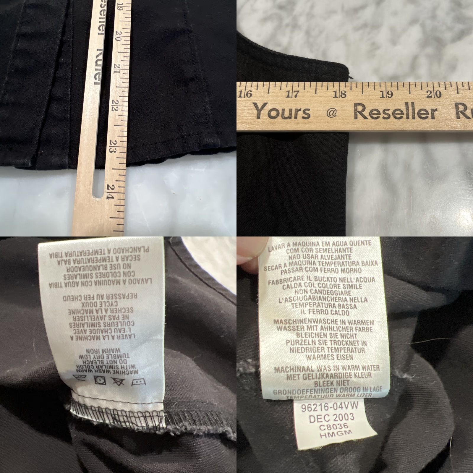 Harley Davidson VINTAGE Harley-Davidson Shirt Womens Medium Sleeveless Black Snap Logo Patch Vest Biker USA Pockets Size M / US 6-8 / IT 42-44 - 8 Thumbnail