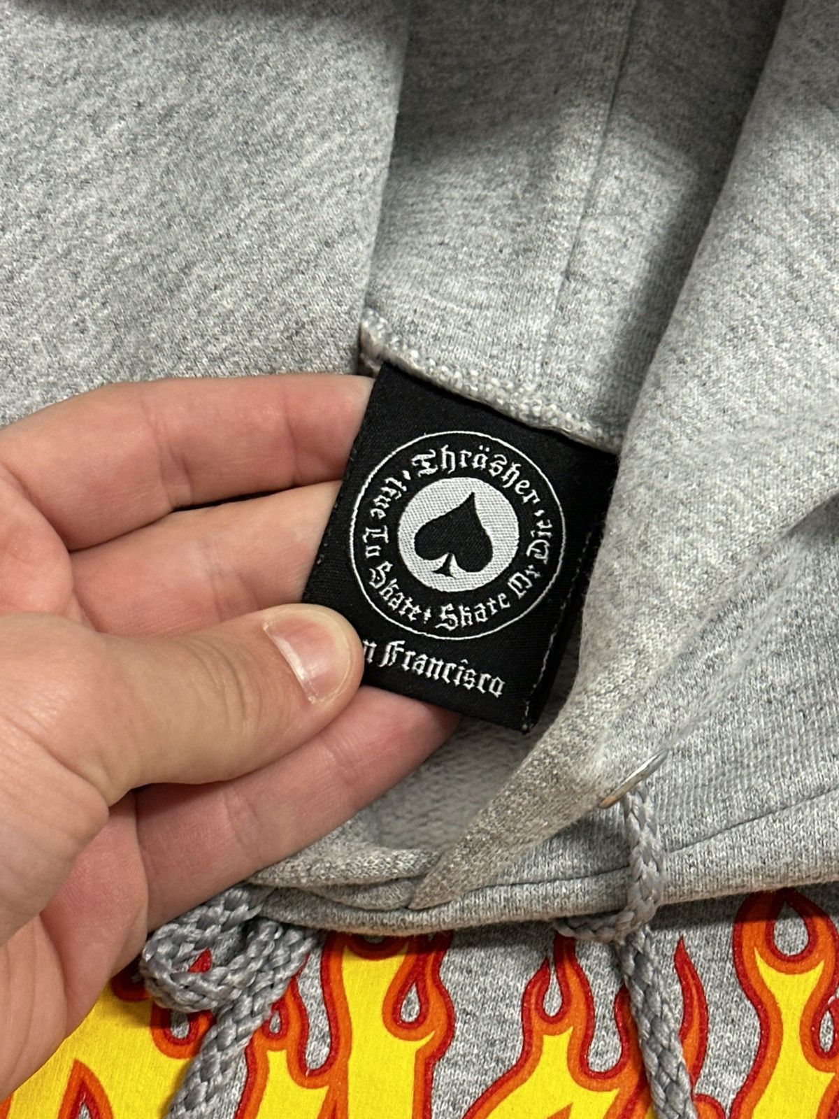 Thrasher Vintage Thrasher big logo hoodie Size US S / EU 44-46 / 1 - 8 Thumbnail