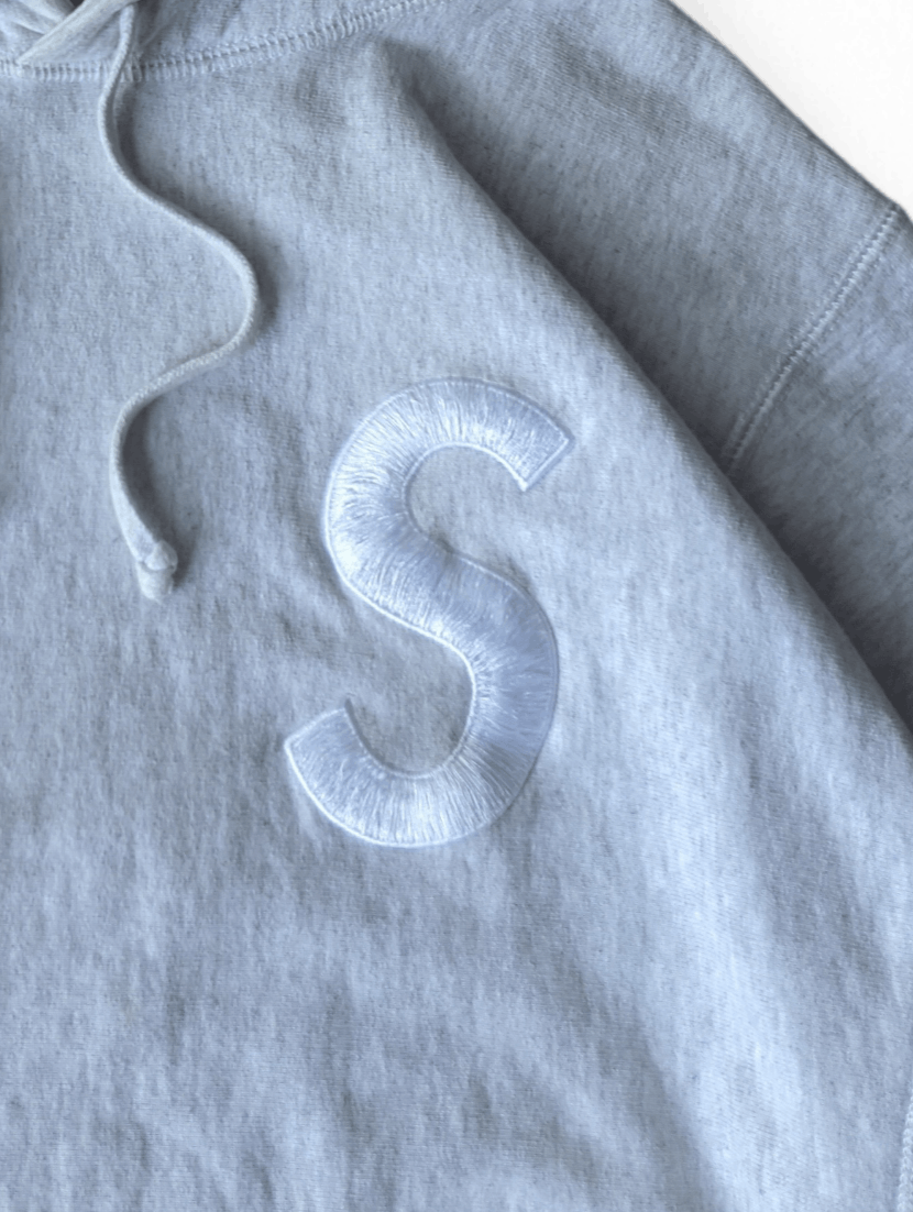 Supreme Supreme S Logo Hoodie Heather Grey Size US M / EU 48-50 / 2 - 4 Thumbnail