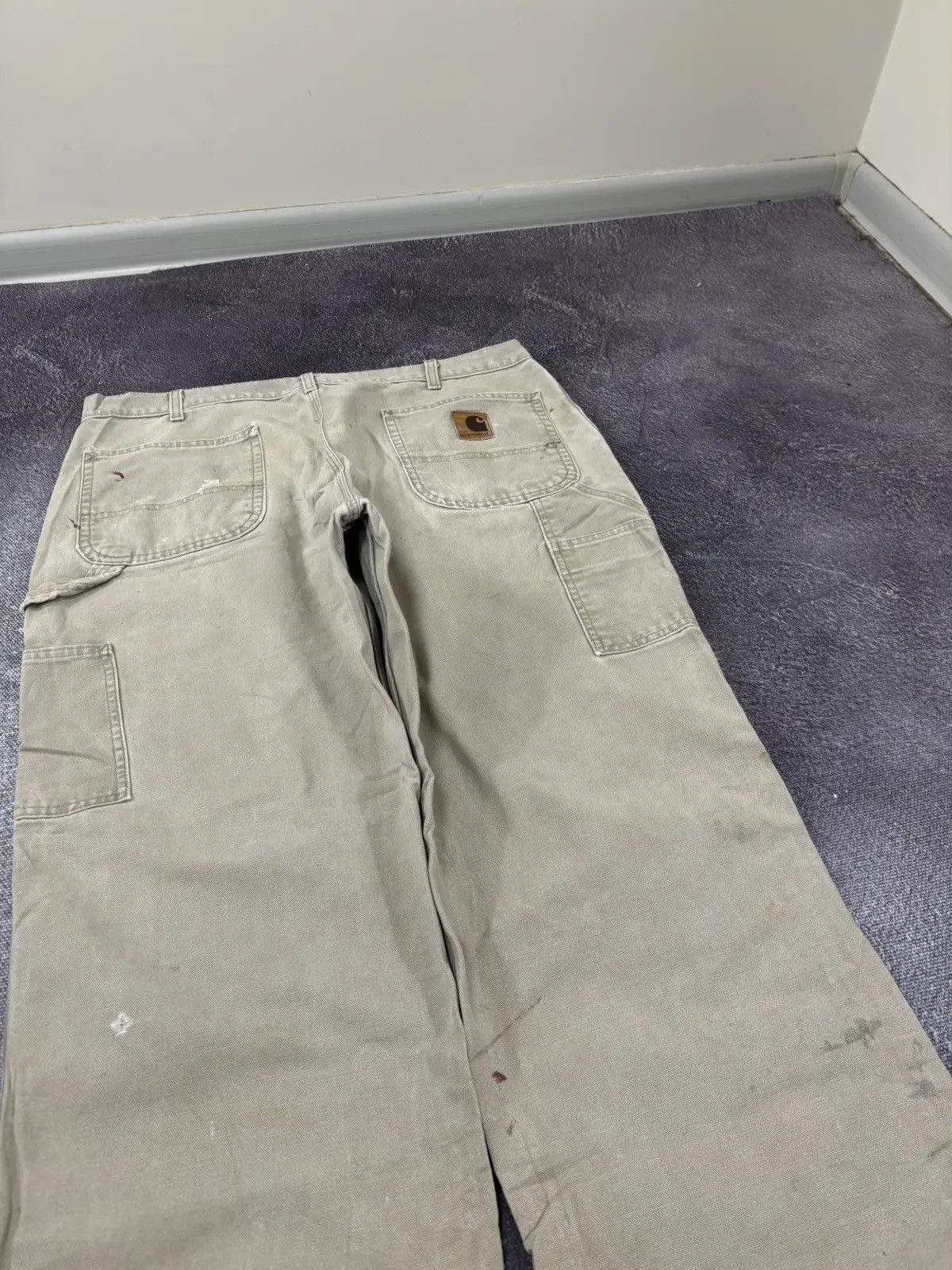Carhartt × Vintage Vintage Carhartt American Hype Denim Work Baggy Pants Size US 38 / EU 54 - 5 Thumbnail