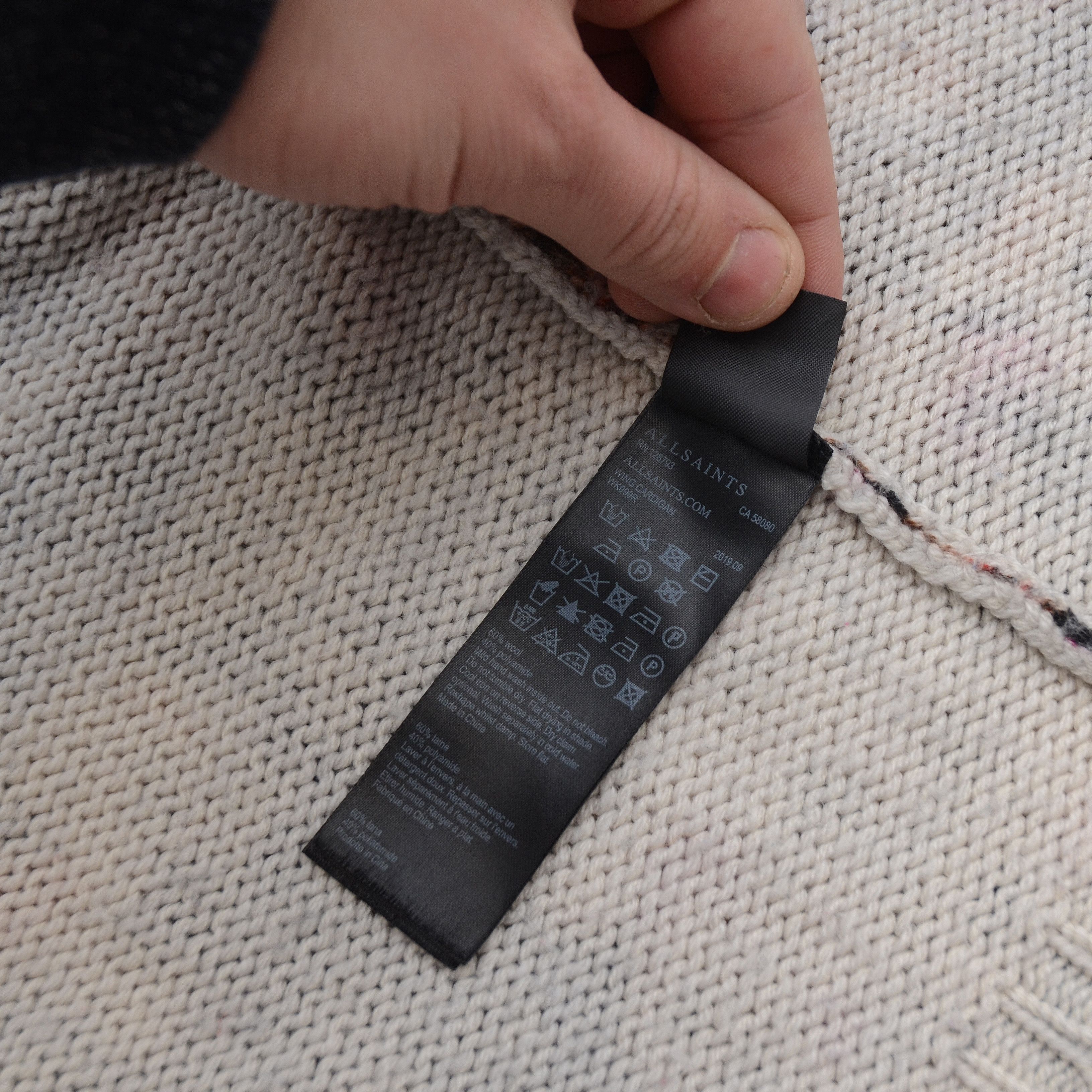 Allsaints × Designer AllSaints Wing Cardigan Avant-Garde Style Y2K Oversized Size S / US 4 / IT 40 - 9 Thumbnail