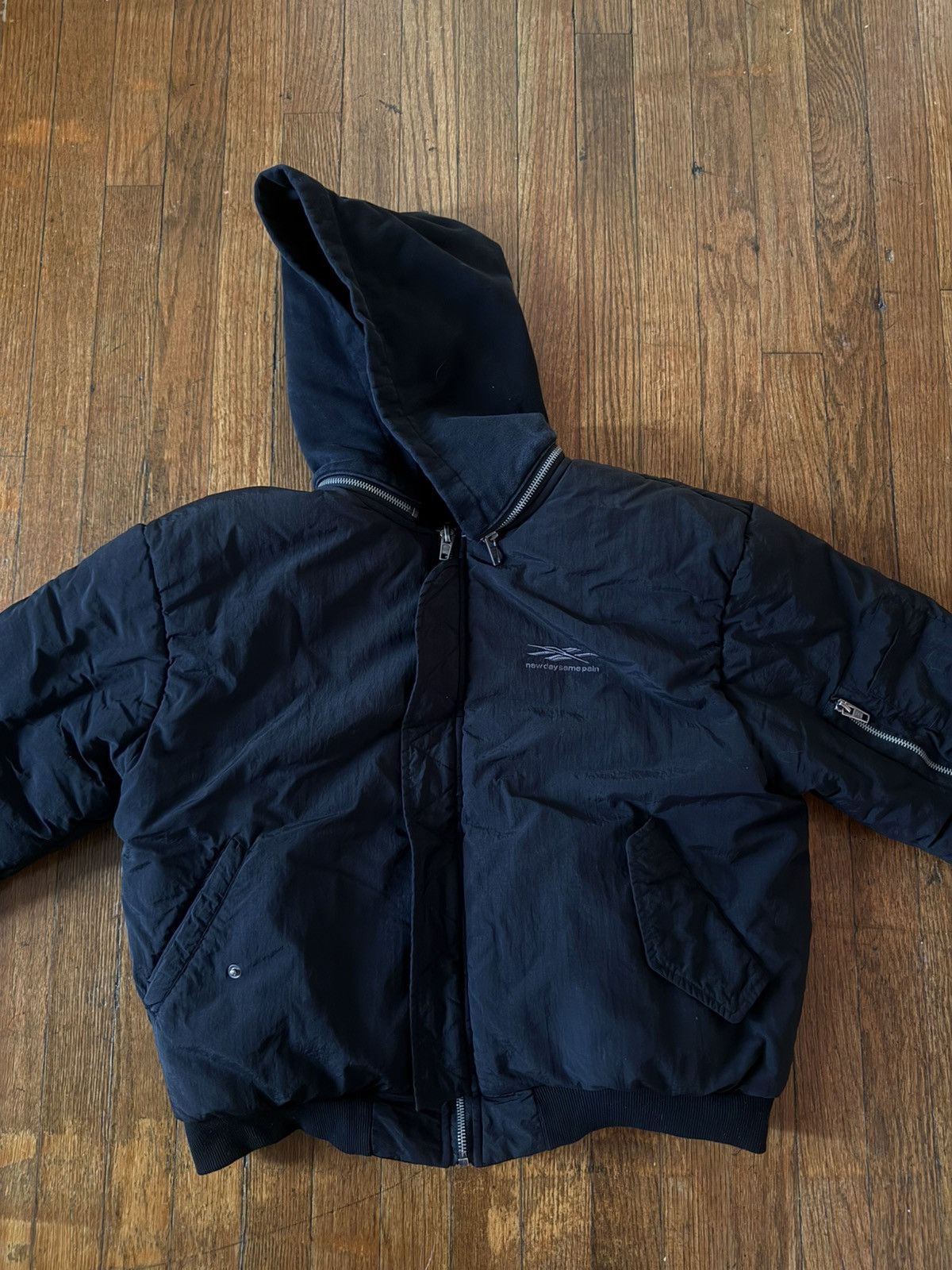 New Day Same Pain Newdaysamepain Classic Black Bomber Size US S / EU 44-46 / 1 - 2 Thumbnail