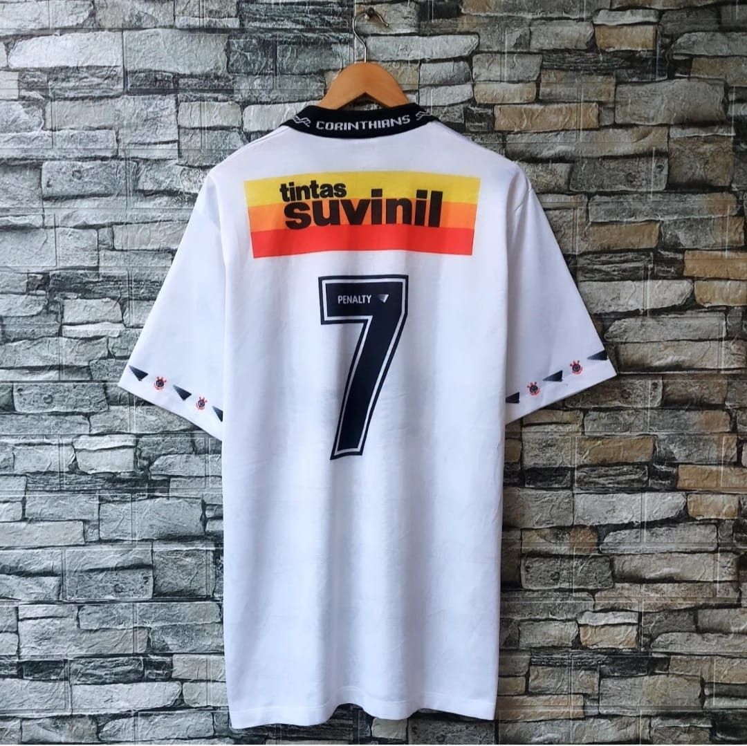 Vintage 1995 Corinthians Home Jersey Size US L / EU 52-54 / 3 - 2 Thumbnail