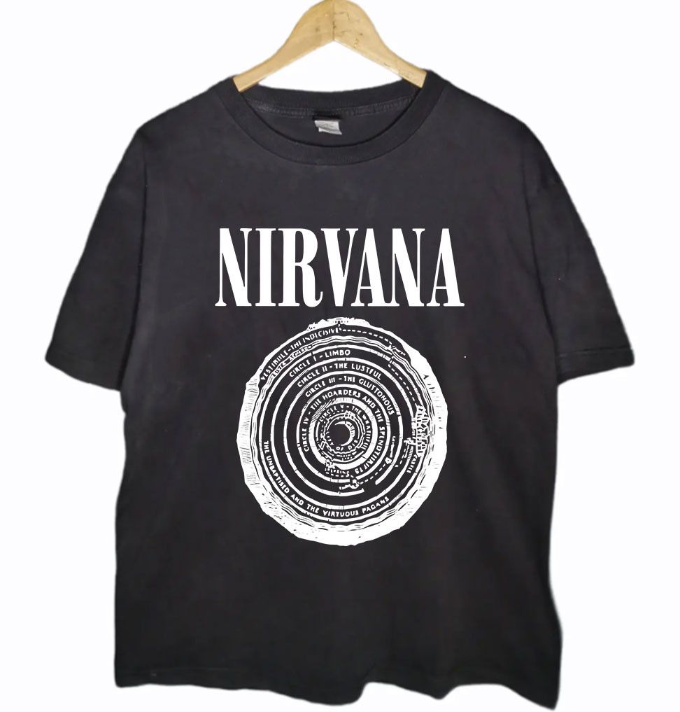 Nirvana Nirvana T-shirt Tee Shirt Nirvana Rock Band Tee T-shirt Size US XL / EU 56 / 4 - 1 Thumbnail