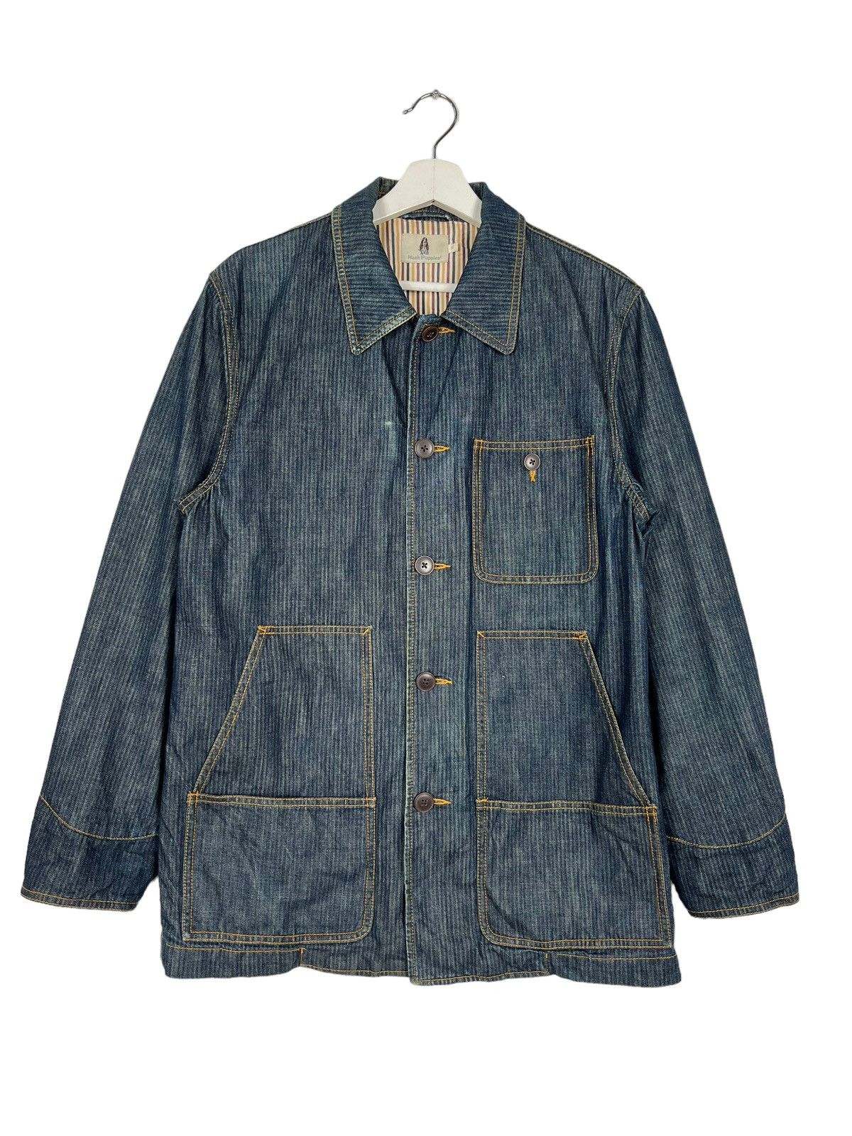 Designer × Japanese Brand 🔥 HUSH PUPPIES HIKORY WORKERS CHORE JACKET Size US M / EU 48-50 / 2 - 2 Thumbnail