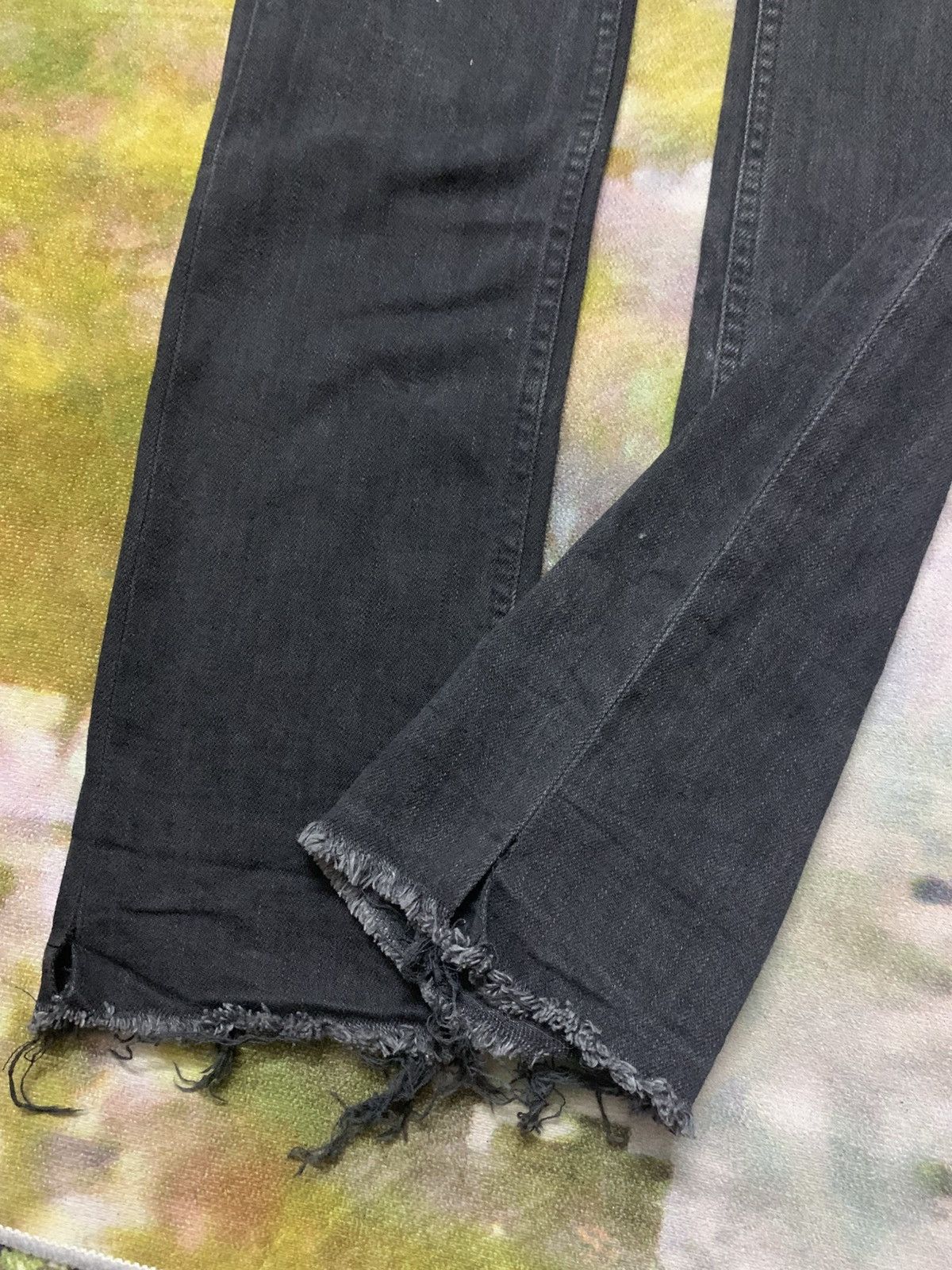 Le Grande Bleu (L.G.B.) Japanese Brand Z VARGAS Goth Punk Vkei Skinny Denim Size US 29 - 4 Thumbnail