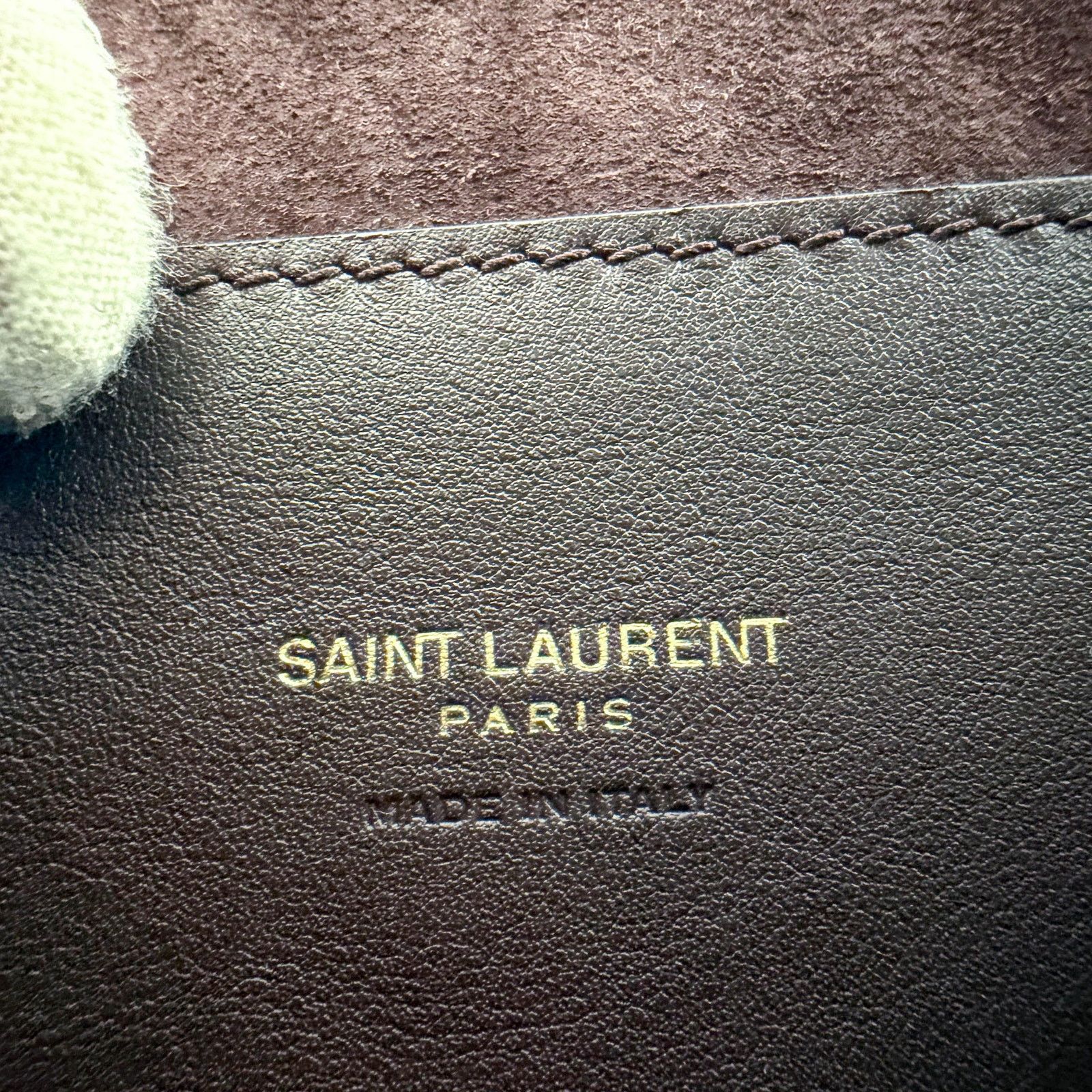 Saint Laurent Paris Authentic YSL Heart Print Leather Crossbody Bag Limited Size ONE SIZE - 11 Thumbnail