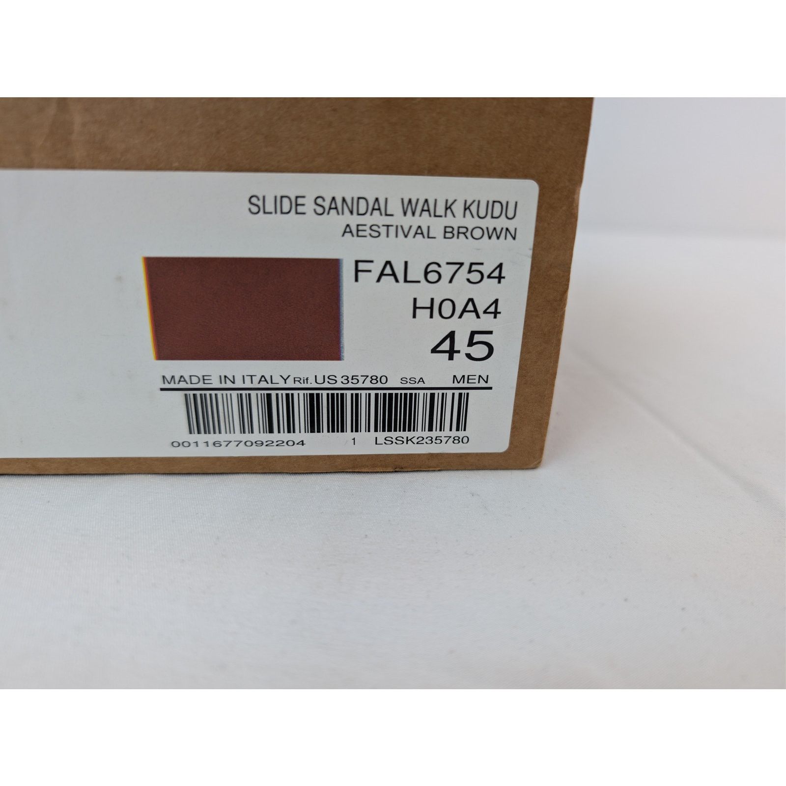 Loro Piana o1rshd1 Slide Sandal Walk Kudu in Aestival Brown Size US 12 / EU 45 - 21 Thumbnail