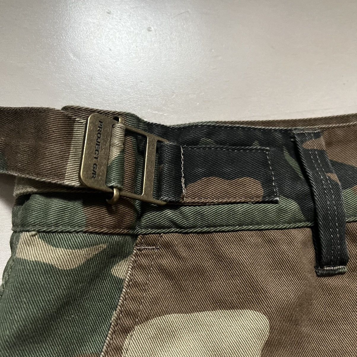 PROJECT G/R Project G/R LAYERED SKIRT CAMO CARGO SHORTS stk Size US 32 / EU 48 - 4 Thumbnail
