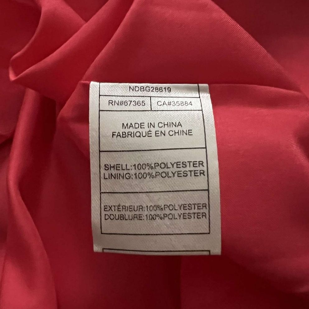BB Dakota BB Dakota Women's Red Coral Sleeveless Pleated Dress Size L Size L / US 10 / IT 46 - 6 Thumbnail