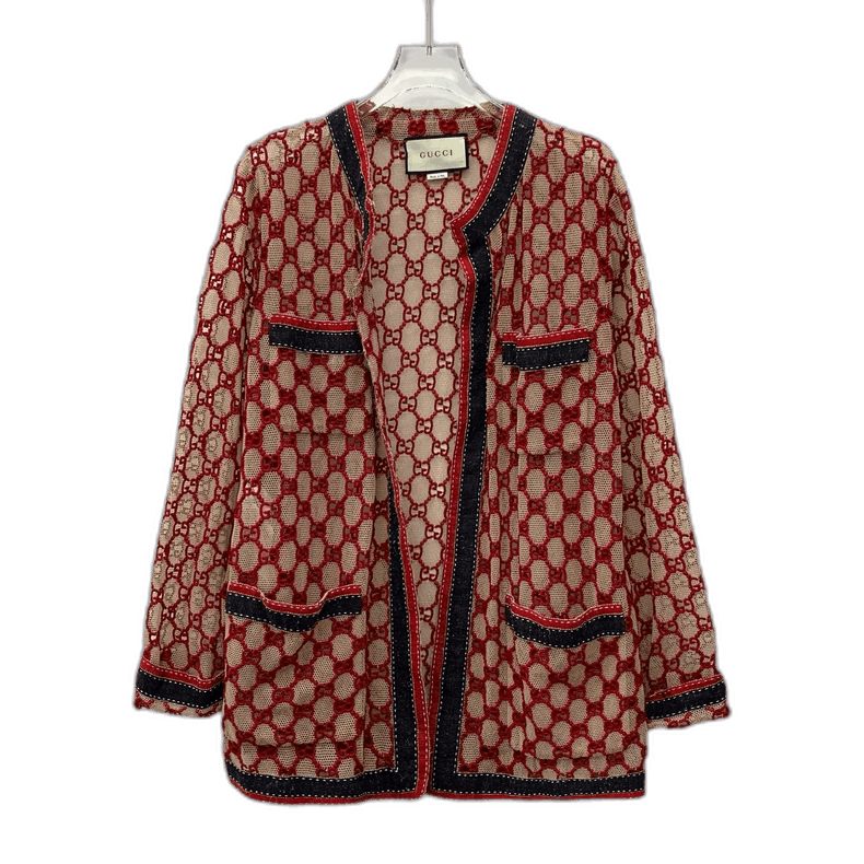 Gucci Gucci Colorful Logo Knit Cardigan Size XS / US 0-2 / IT 36-38 - 1 Thumbnail