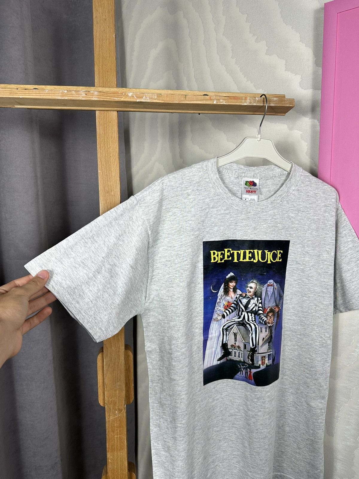 Fruit Of The Loom × Vintage Beetlejuice T-Shirt Movie Promo Size US M / EU 48-50 / 2 - 4 Thumbnail