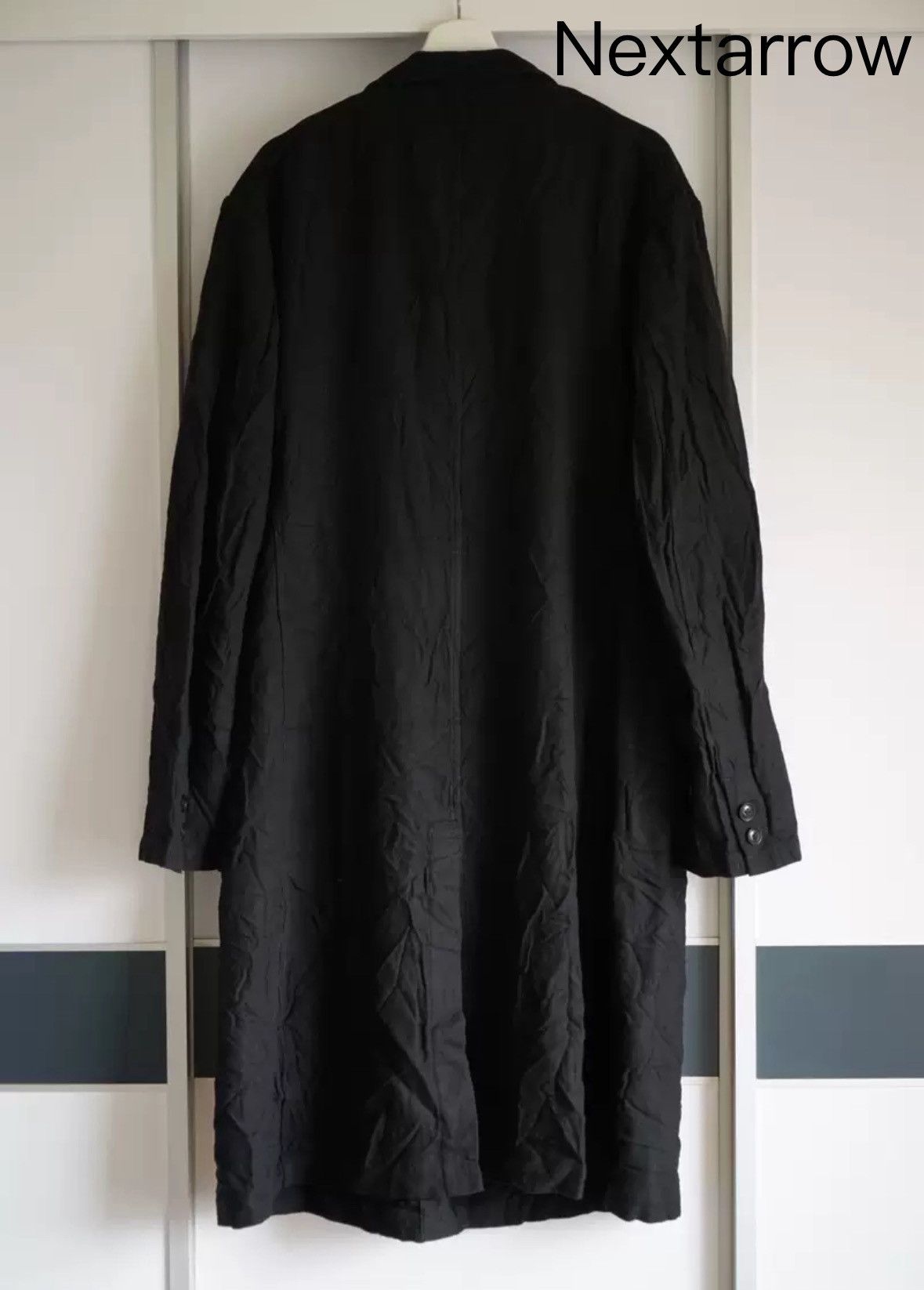 Yohji Yamamoto Yohji Yamamoto 16aw pleated vintage wool coat Size US L / EU 52-54 / 3 - 2 Thumbnail