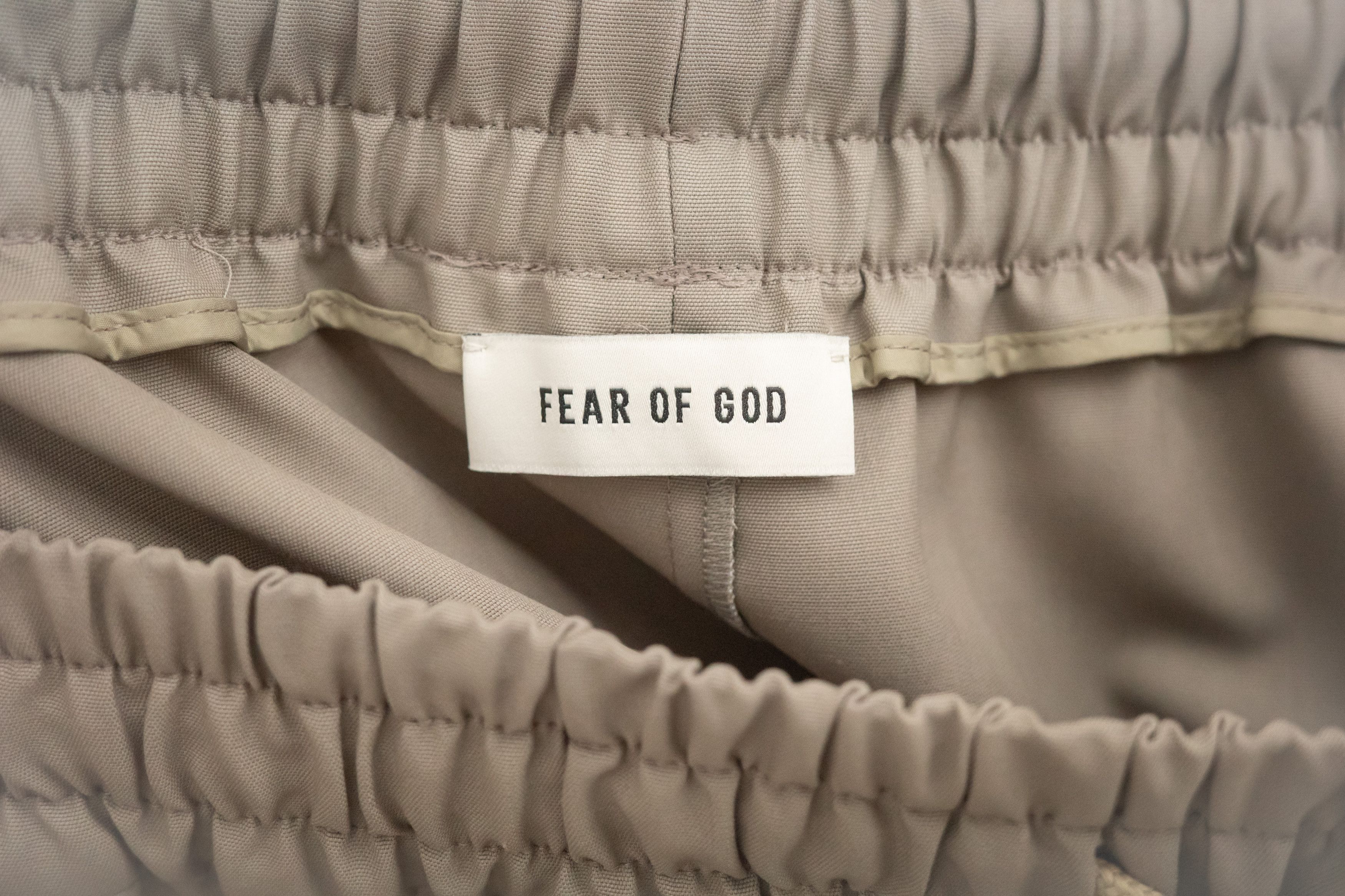 Fear of God Fear of God Beige Wool Center Seam Track Pants Size US 32 / EU 48 - 6 Thumbnail