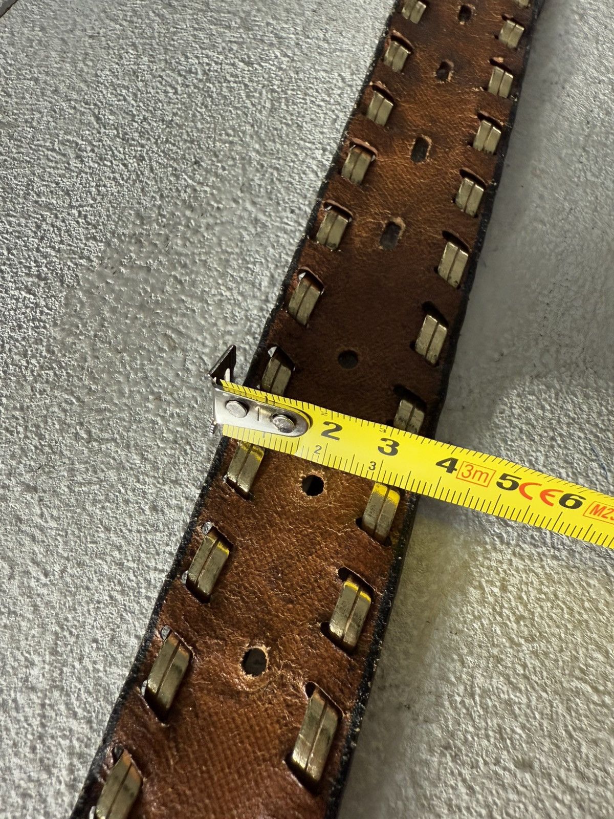 Cowboy Equipment × Leather × Lee Vintage 90s Cowboy Western Lee Riders Leather Belt Size ONE SIZE - 10 Thumbnail