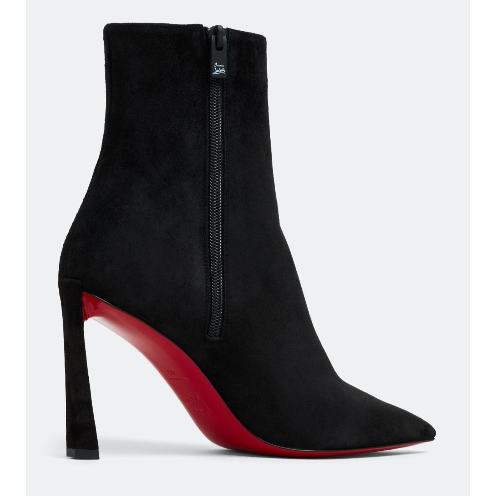 Christian Louboutin Christian Louboutin Condora Booty 85 Black Suede Ptd Toe 35 Size US 4 / IT 34 - 9 Thumbnail