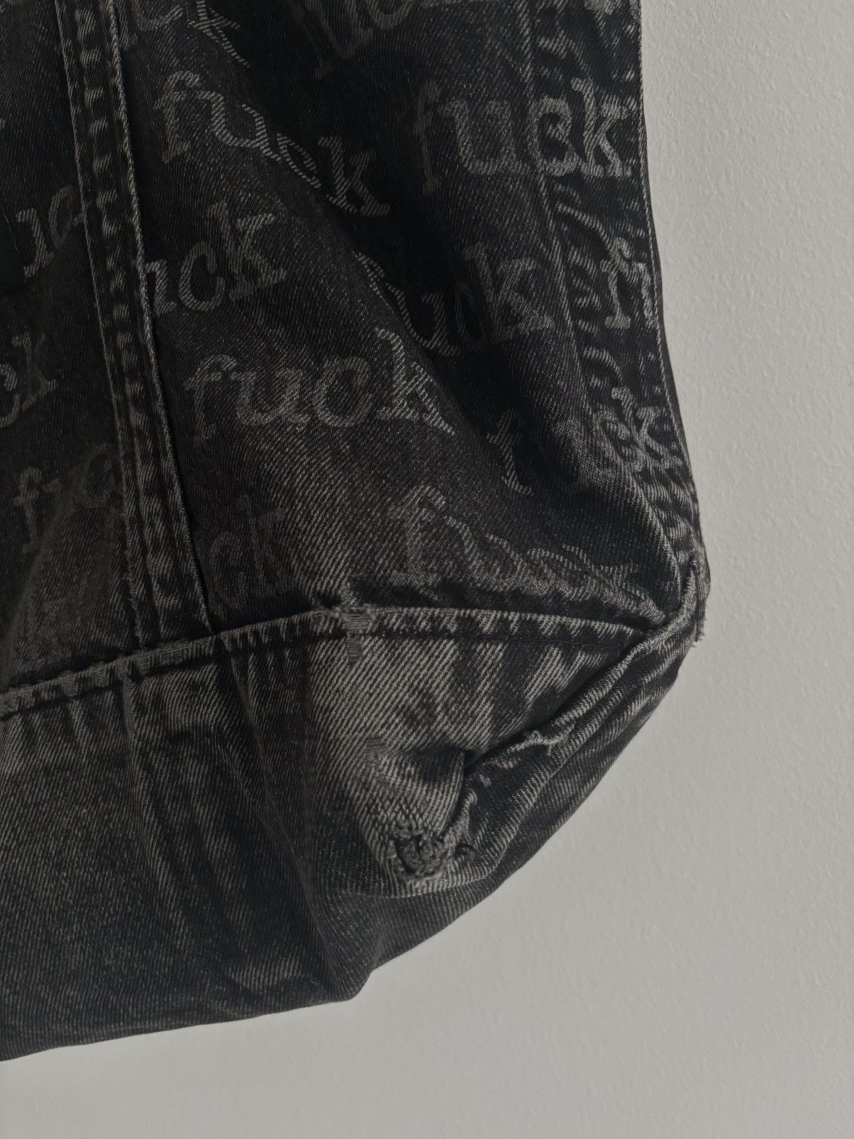Supreme supreme fuck denim tote bag Size ONE SIZE - 6 Thumbnail