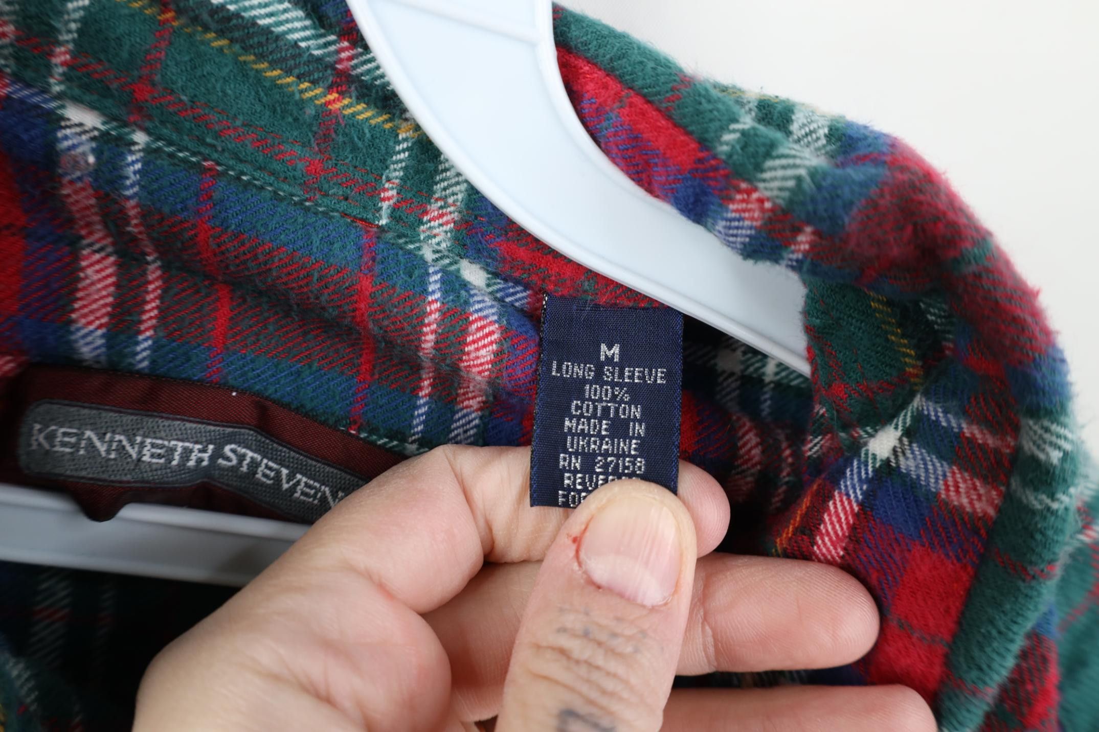 Vintage Vintage 90s Streetwear Collared Button Down Shirt Plaid Size US M / EU 48-50 / 2 - 8 Thumbnail