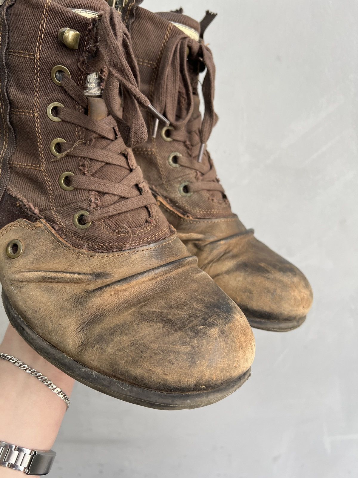 Replay Replay zipper ankle moto boots guidi style y2k hype Size US 13 / EU 46 - 2 Thumbnail
